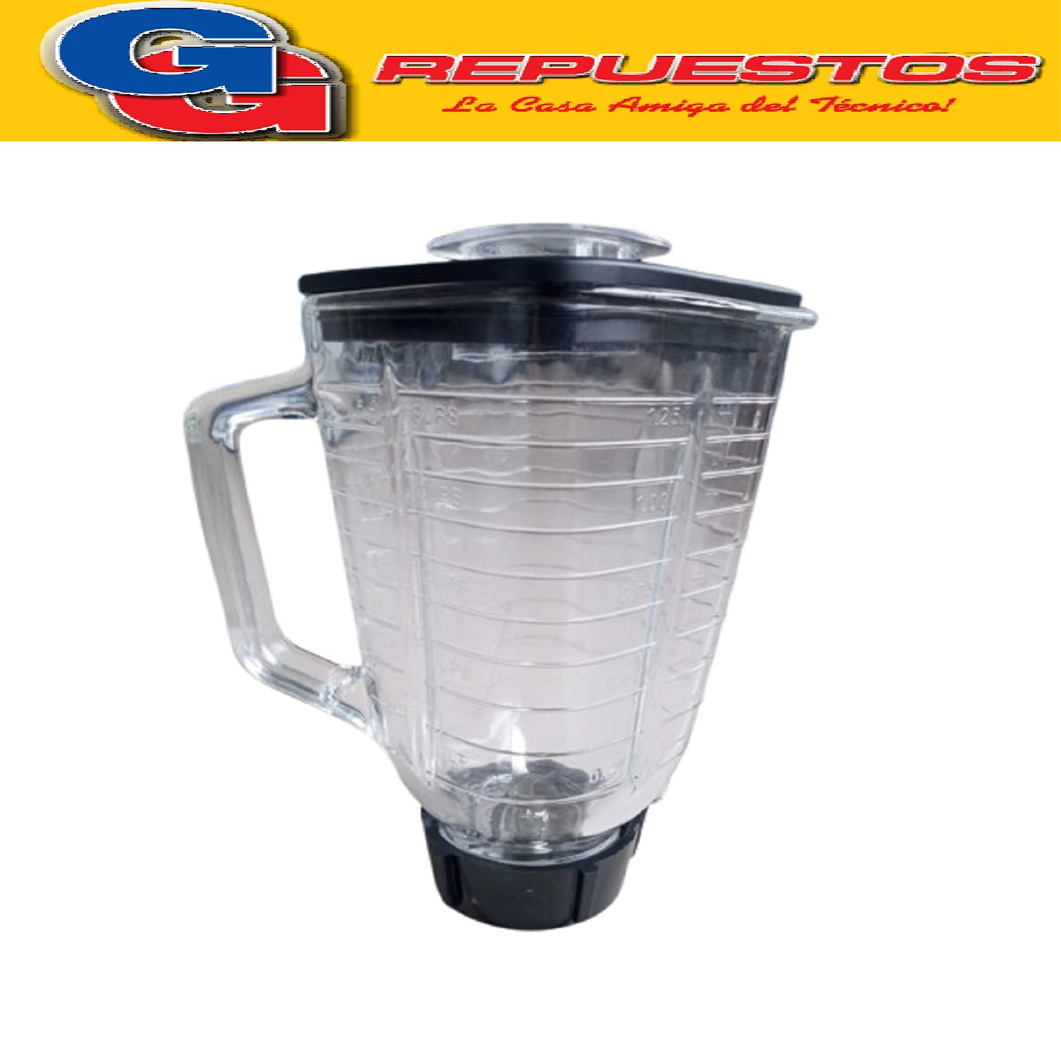 VASO JARRA VIDRIO LICUADORA CUADRADO COMPATIBLE CON OSTER PARA YELMO PARA ULTRACOMB VASO DE VIDRIO PARA LICUADORA OSTER YELMO ULTRACOMB CON TAPA CUCHILLA Y BASE