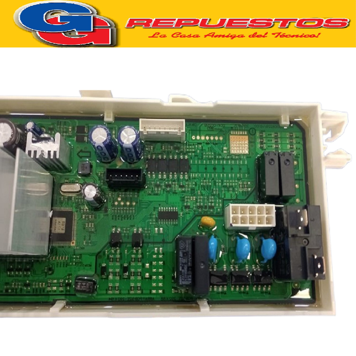 PLAQUETA DE POTENCIA LAVARROPA PARA SAMSUNG INVERTER WW90J54 10 UNIDAD CONTROL PRINCIPAL CON UNA
FICHA BLANCA PINES DE CONEXION LAV.SAMSUNG INVERTER 7Kg C/ECCO BUBBLE WW70J4463GS
Cod.Origen:
DC92-01768Y (SAMSUNG) WW70M2WEUU/XBG-WW70J5410 INVERTER