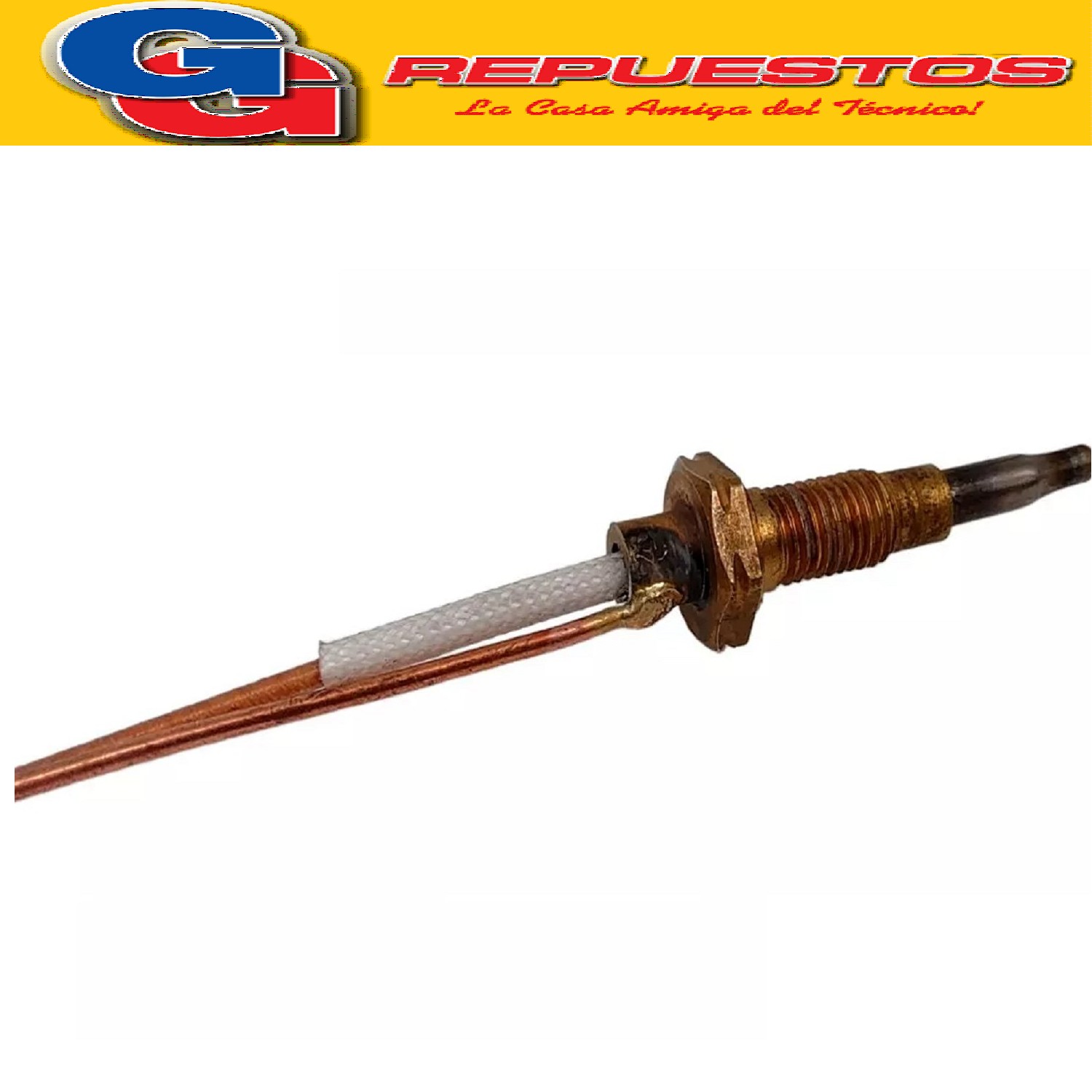 TERMOCUPLA COAXIAL 450MM COCINA MABE AGDR60EIA00 ORIGIN AL T ERMOPAR JACK QUEM 2S L=450 ANAFE GAS INOX DREAN AGGE60IVA MABE AGMB62IA GENERAL ELECTRIC Cod Origen: WS01F07567