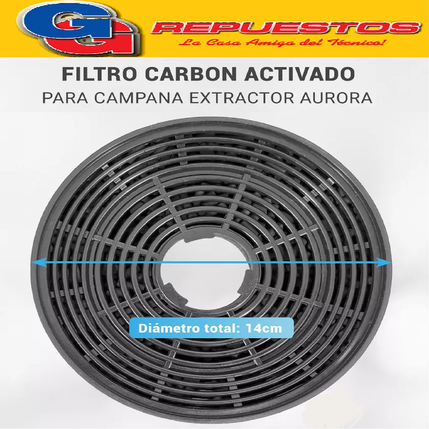 FILTRO DE CARBON ACTIVADO X2 EXTRACTOR AURORA MUYU SL 3360 B  3360 X ORIGINAL CAMPANA PARA AURORA MUYU 3360 B C601400854 C601400855 Cod Origen: 709804314 WG02F15828
-REVISAR MEDIDA DETENIDAMENTE PARA EVITAR CONFUCIONES 25MM DE ANCHO 140MM DIAMETRO TOTAL