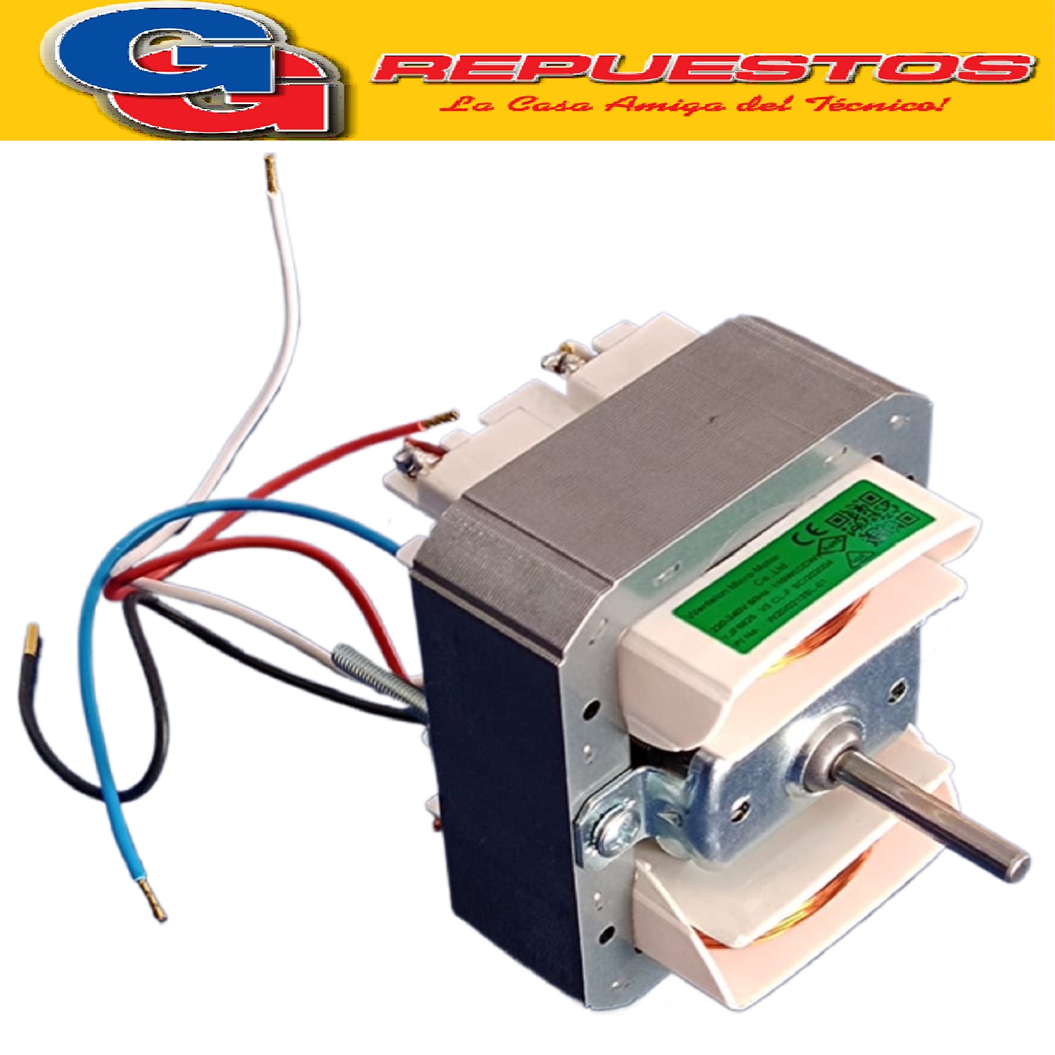 MOTOR PARA PURIFICADOR AURORA URQHUY SL 3360 SB 3360 X ORIGI NAL 220-240V 50Hz 110W YJF6825 ROHS, FORZADOR AURORA C601400852 C601400853 Cod Origen: WG02F15809