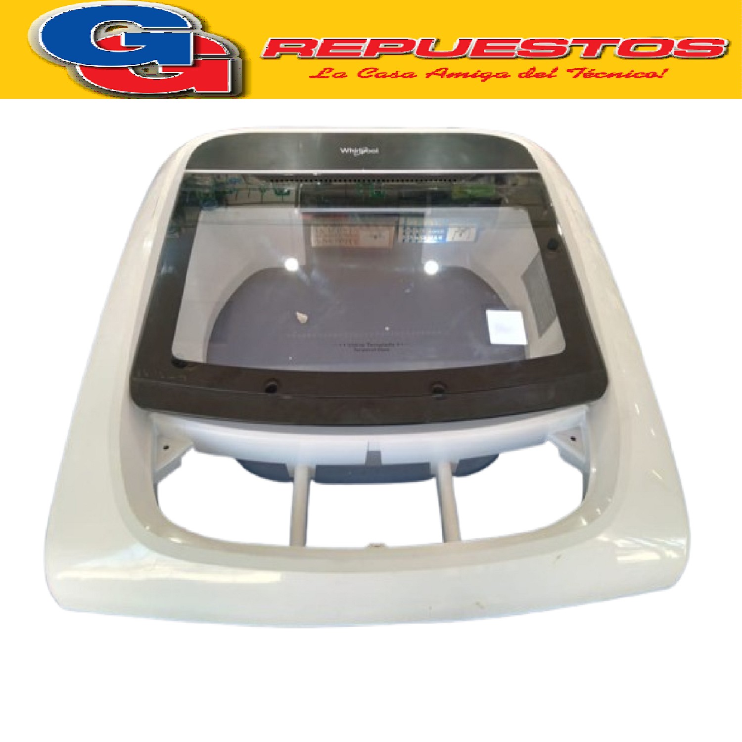 KIT CONJUNTO COMPLETO TAPA LAVARROPAS WHIRLPOOL WWI13CB-
  WW09HBAZWA INTERFASE CAJA CONTENEDORA C/
