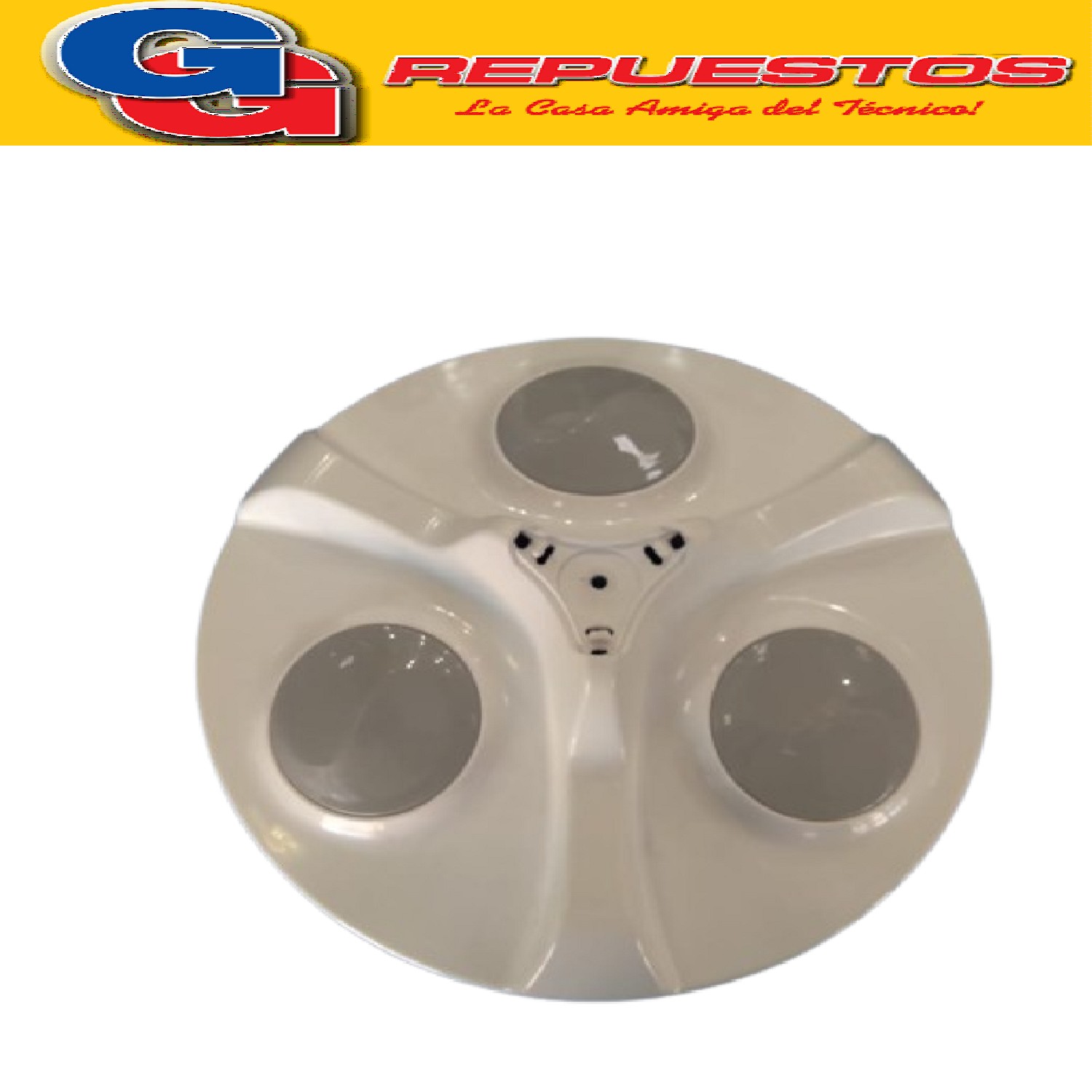 AGITADOR/RODETE 40cm WHIRLPOOL WW11BLBZWA 
 COD ORI: 613 (WHIRLPOOL) IMPELLER WW11BT/BL
W11496615 (WHIRLPOOL) TAPA IMPELLER WW11BT/B
W11496614 (WHIRLPOOL) MINI PROPELLER WW11BT/BL x3
W10715814 (WHIRLPOOL) TORNILLO AGITADOR CAB HEXA M6X29 WWI13
Produttore: W11438633