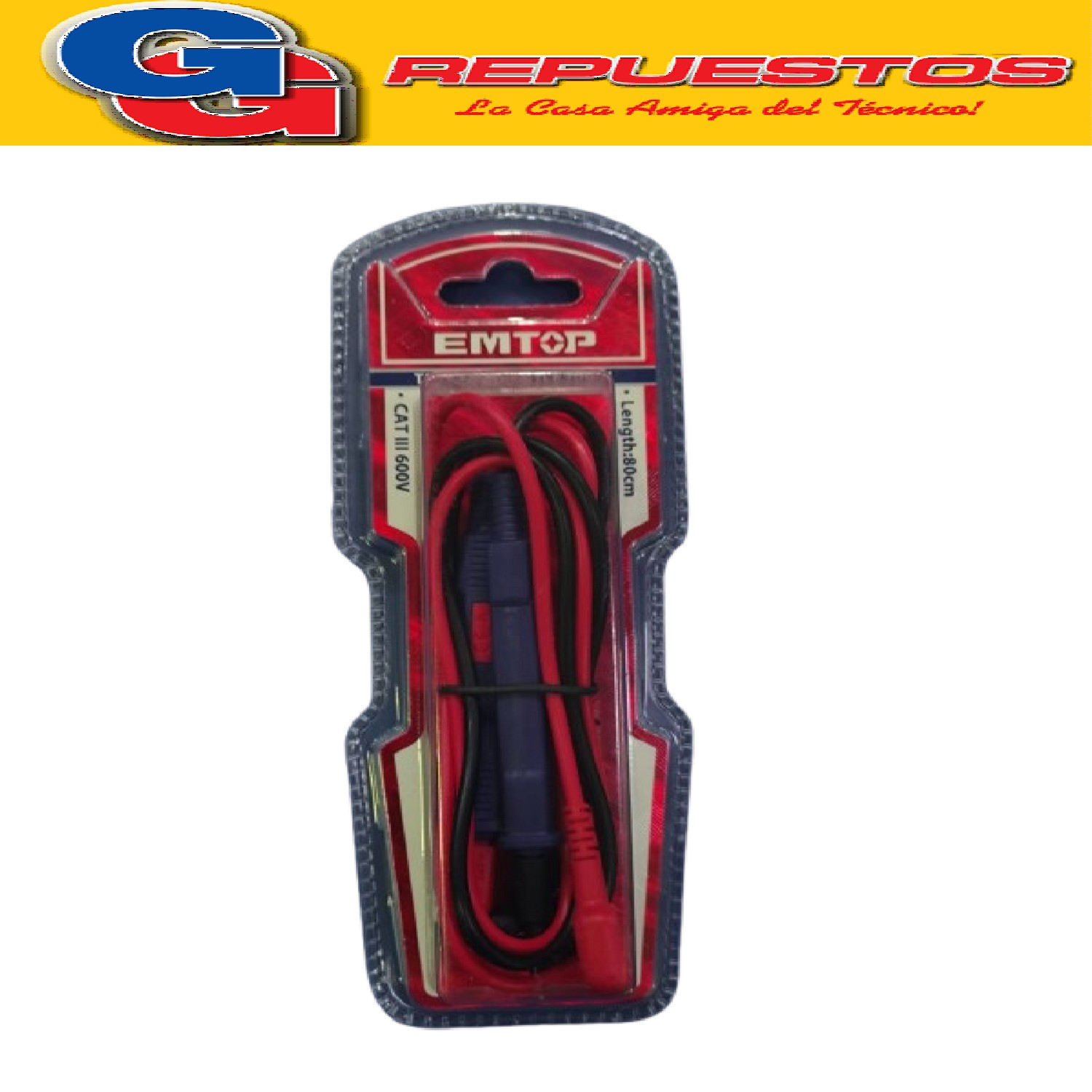 PUNTAS PARA TESTER CAT III 600V