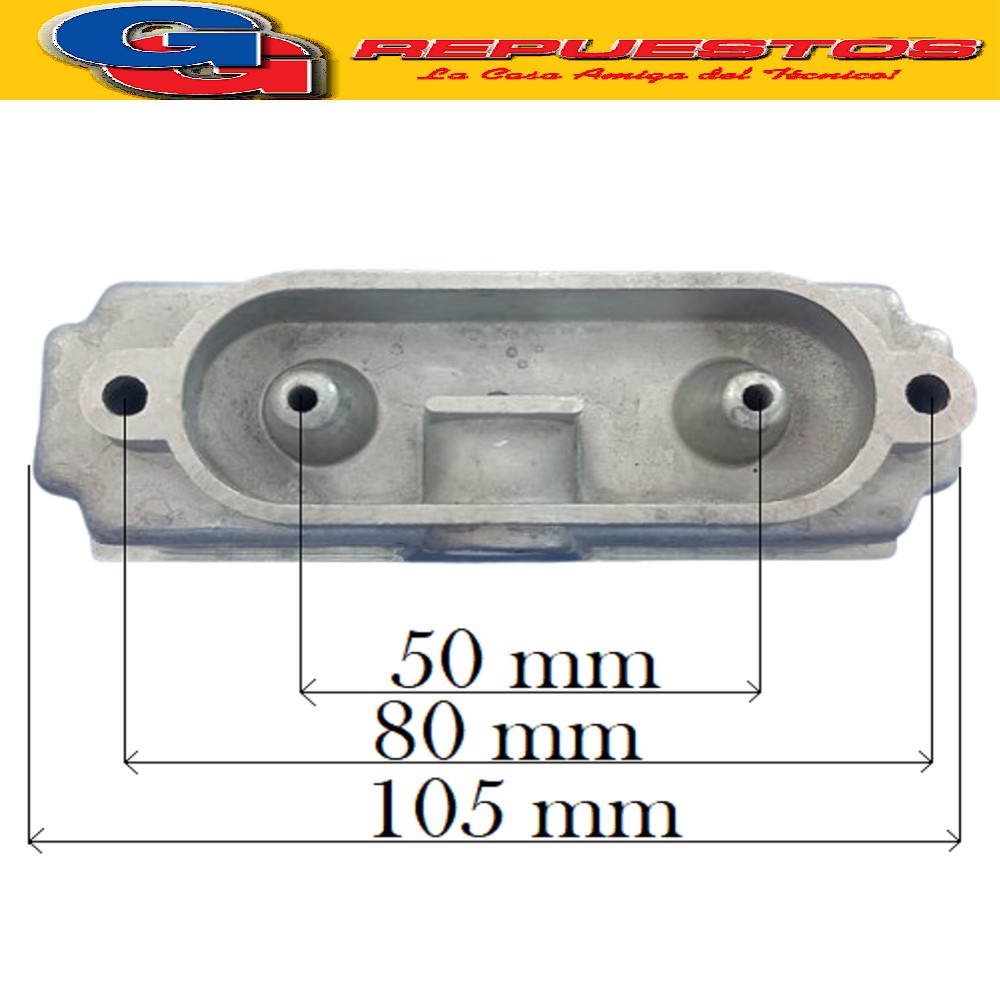 CUERPO DELANTERO VALVULA CALEFON ORBIS 72 MODERNO CON PERNO  (SUPER 12)