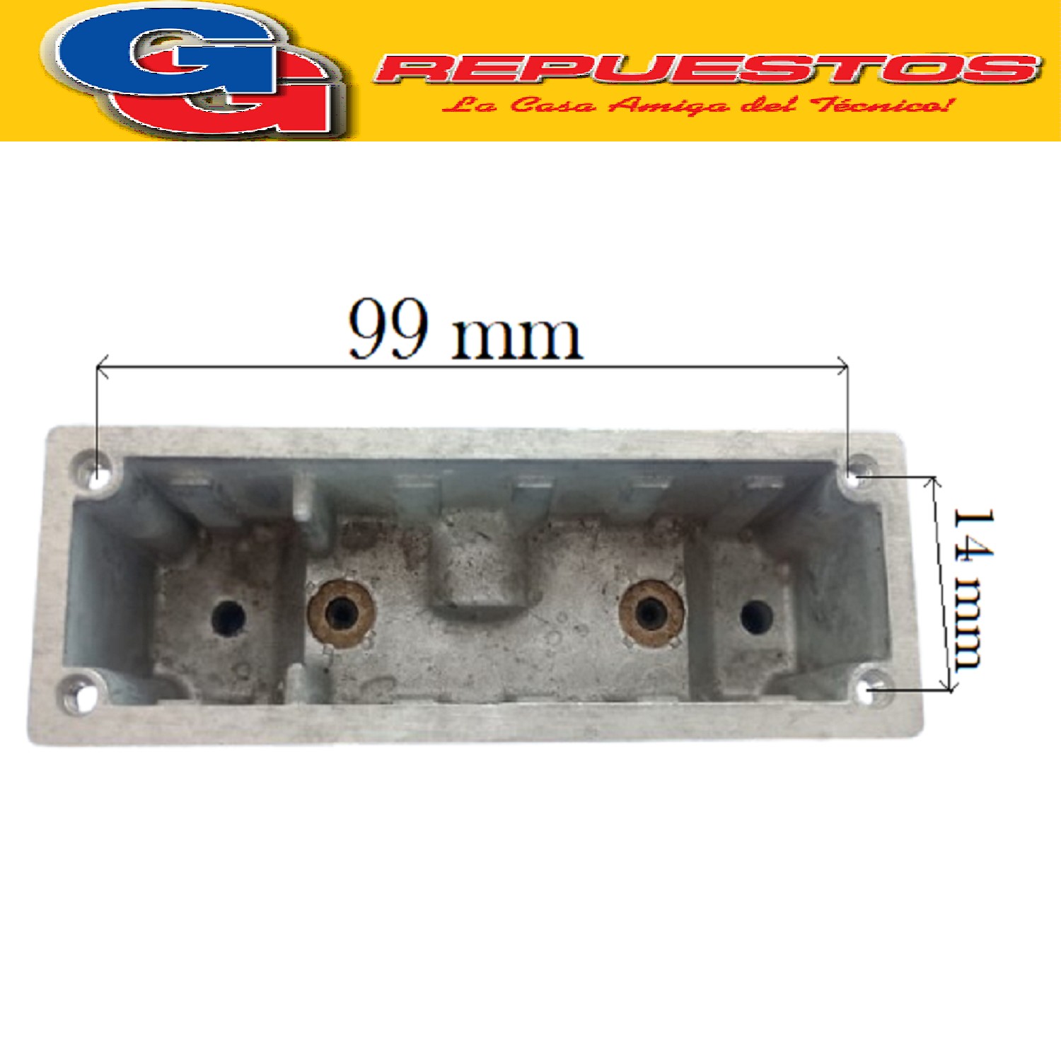 CUERPO DELANTERO VALVULA CALEFON ORBIS 72 MODERNO CON PERNO  (SUPER 12)