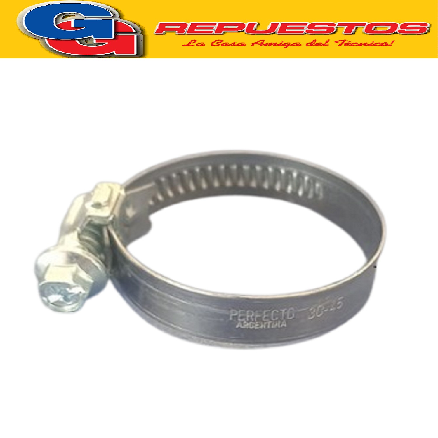 ABRAZADERA TORNILLO Y TUERCA 12MM 30-45MM