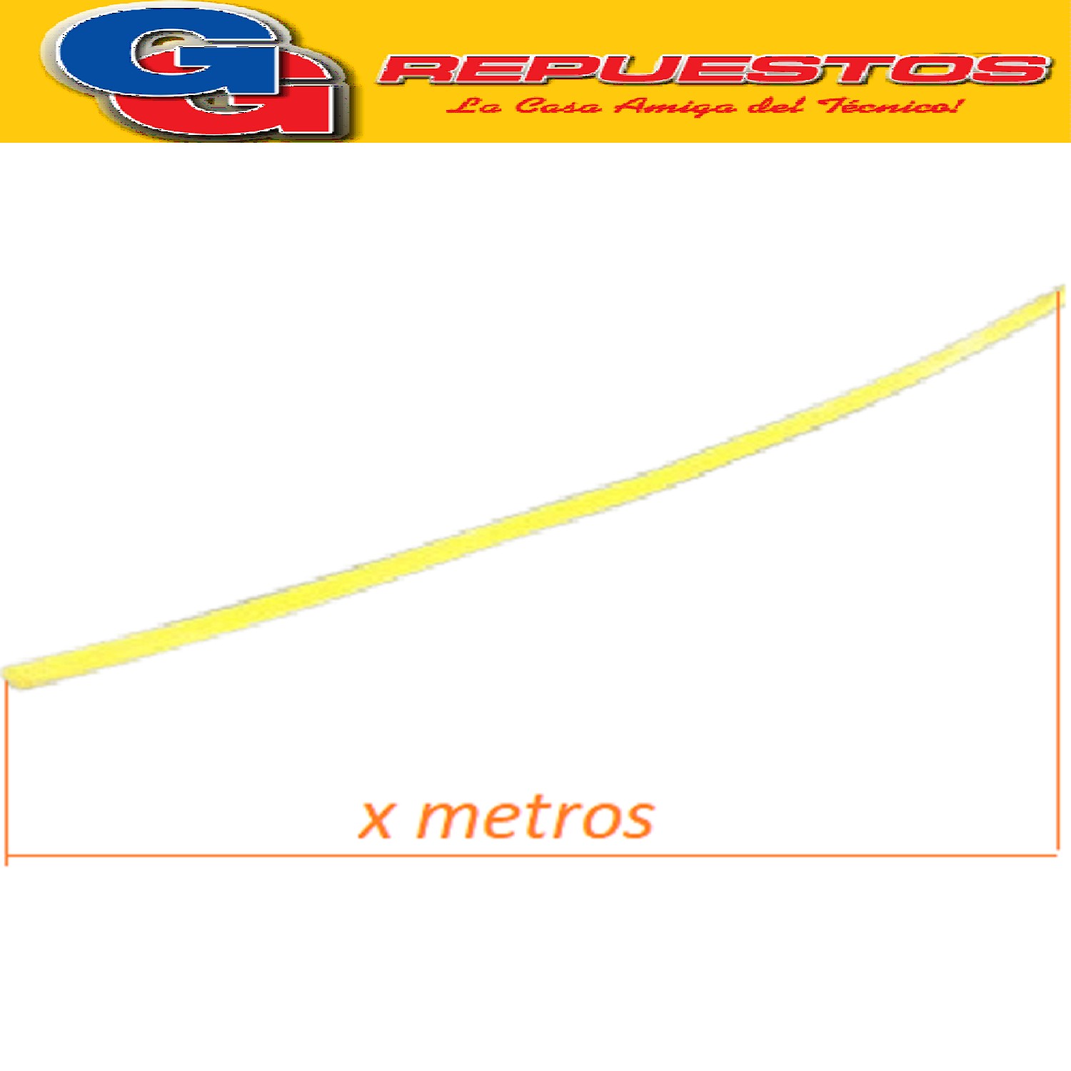 TANZA PARA BORDEADORA X 3.0MM PRECIO POR METRO