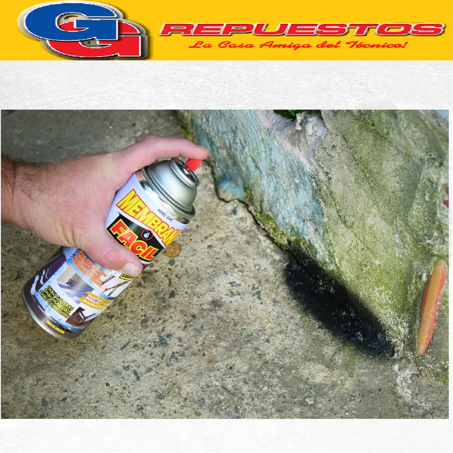 MEMBRANA FACIL EN AEROSOL 284GR COLOR GRIS ZINK