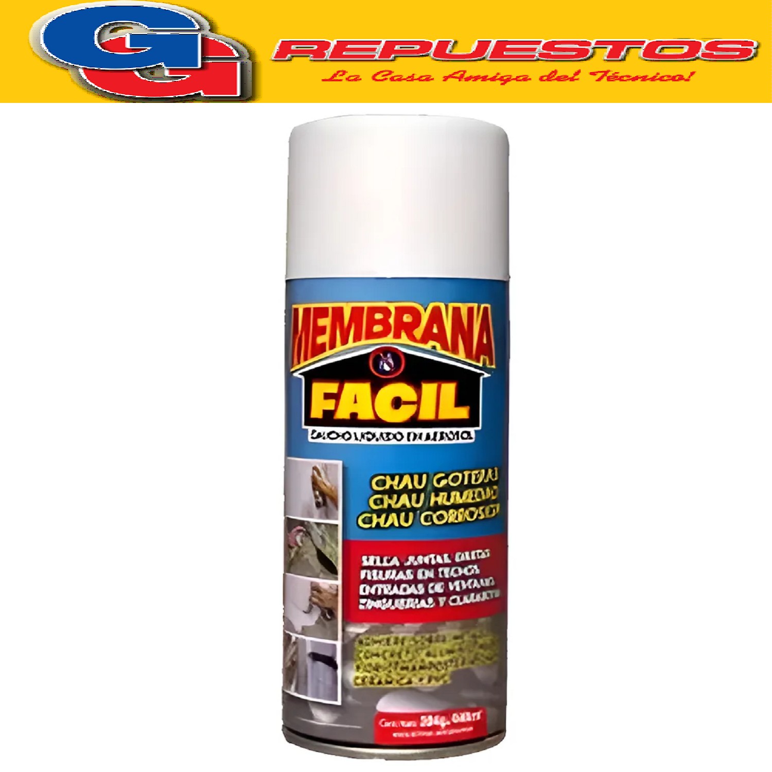 MEMBRANA FACIL EN AEROSOL 284GR COLOR GRIS ZINK