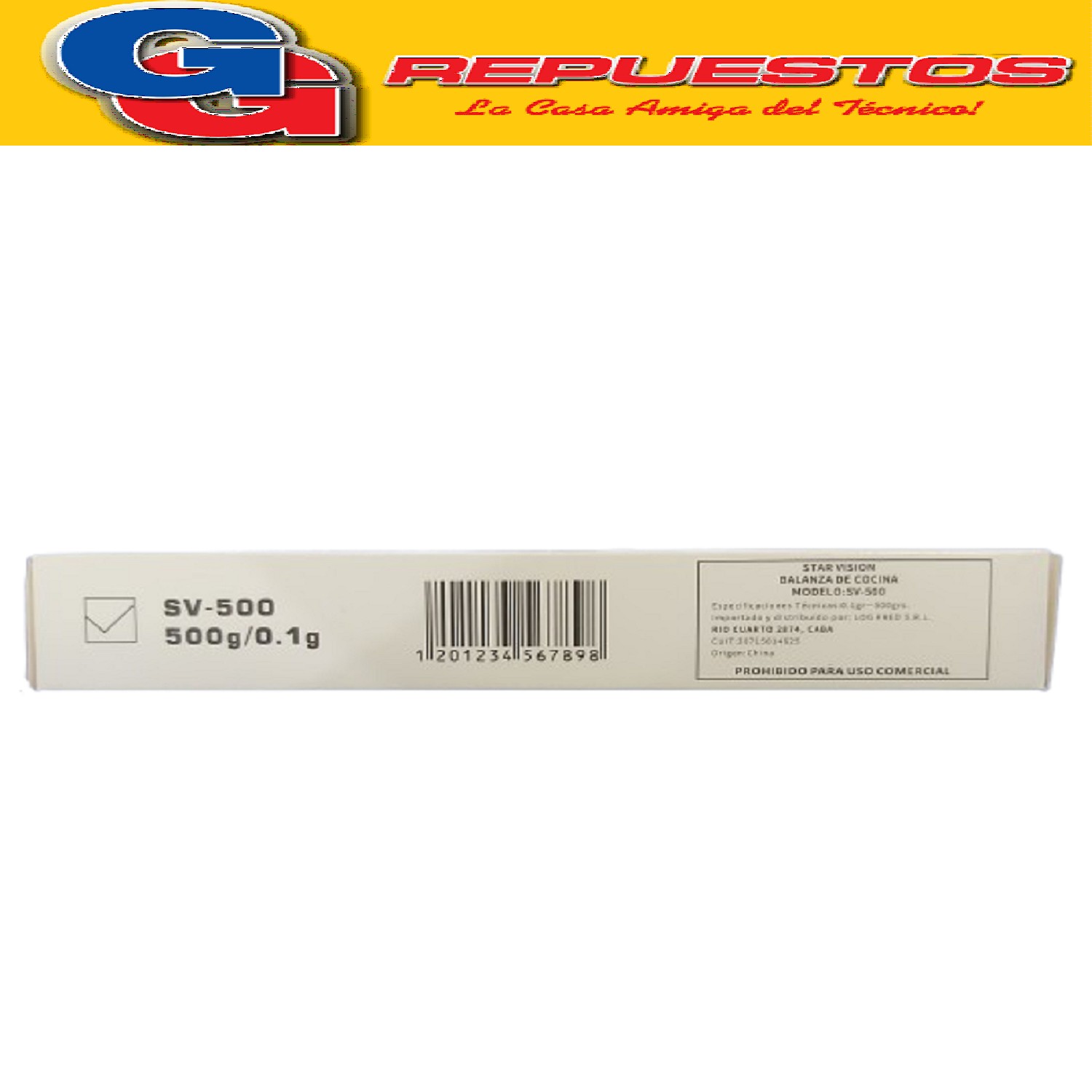 BALANZA DIGITAL DE PRESICION DE 0.1GR-500GR STAR VISION