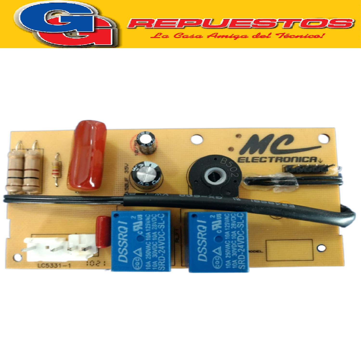 PLAQUETA TIPO MC HELADERA PARA PATRICK-MABE HPK 350 HPK 310  MABE  HMA 295 AMA 335 HAM 450 NF MA-REGE390-RMB21 (FICHA DOBLE) GENERAL ELECTRIC HGE 410 NF HGE450 NF/BA/MA/ NFBDA/NFMDA WHIRLPOOL WRW41 WRE29 ERM30D WRM41E1