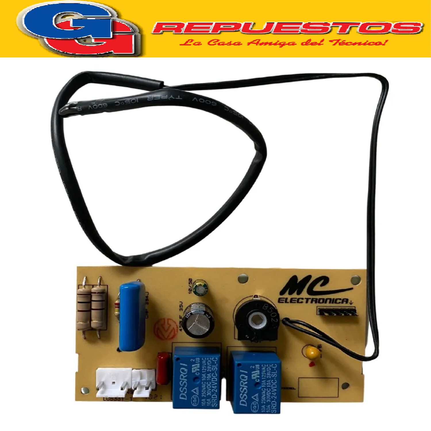 PLAQUETA TIPO MC HELADERA PARA PATRICK-MABE HPK 350 HPK 310  MABE  HMA 295 AMA 335 HAM 450 NF MA-REGE390-RMB21 (FICHA DOBLE) GENERAL ELECTRIC HGE 410 NF HGE450 NF/BA/MA/ NFBDA/NFMDA WHIRLPOOL WRW41 WRE29 ERM30D WRM41E1