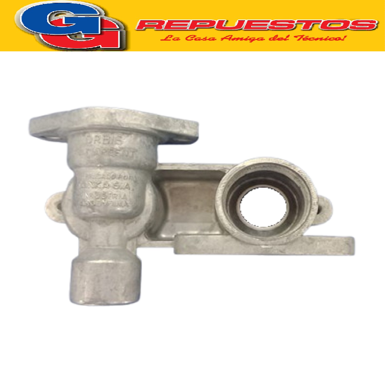 CUERPO TRASERO VALVULA CALEFON ORBIS 72 ANTIGUA(SUPER 12)*   N REP.