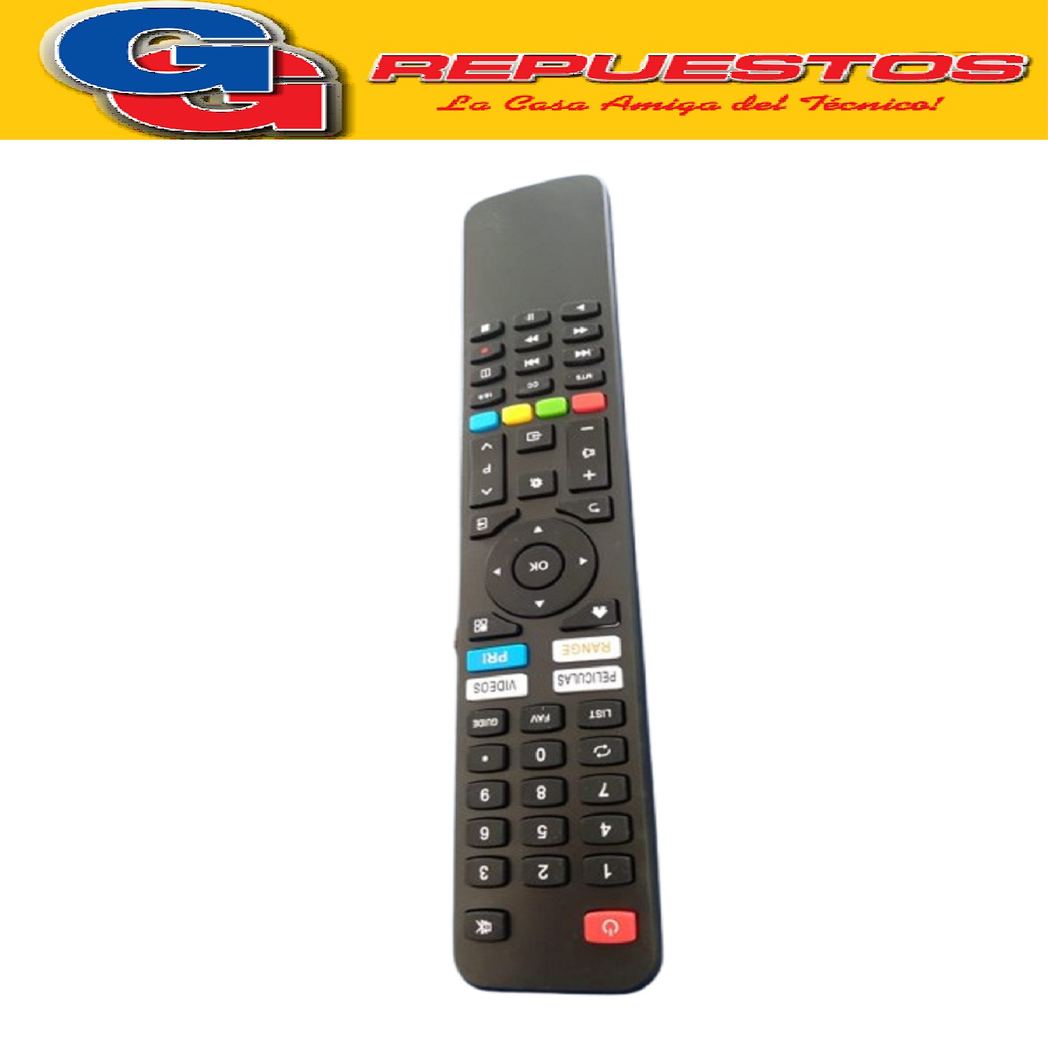 CONTROL REMOTO COMPATIBLE CON SMART TV ENOVA