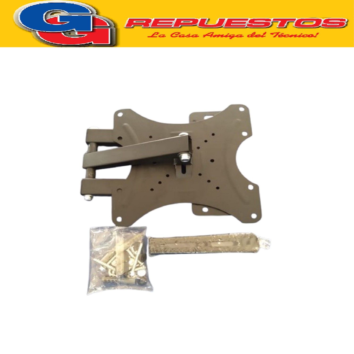 SOPORTE TV LCD LED SMART MOVIL CON BRAZ0 63 PULGADAS