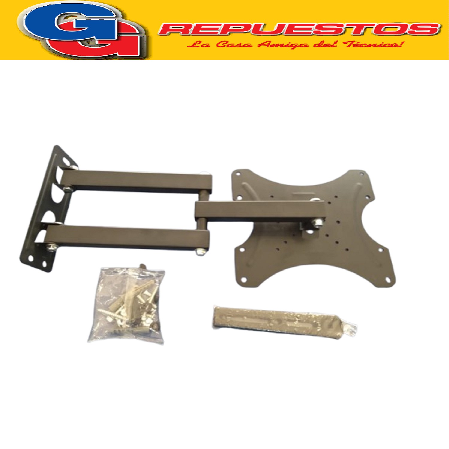 SOPORTE TV LCD LED SMART MOVIL CON BRAZ0 63 PULGADAS