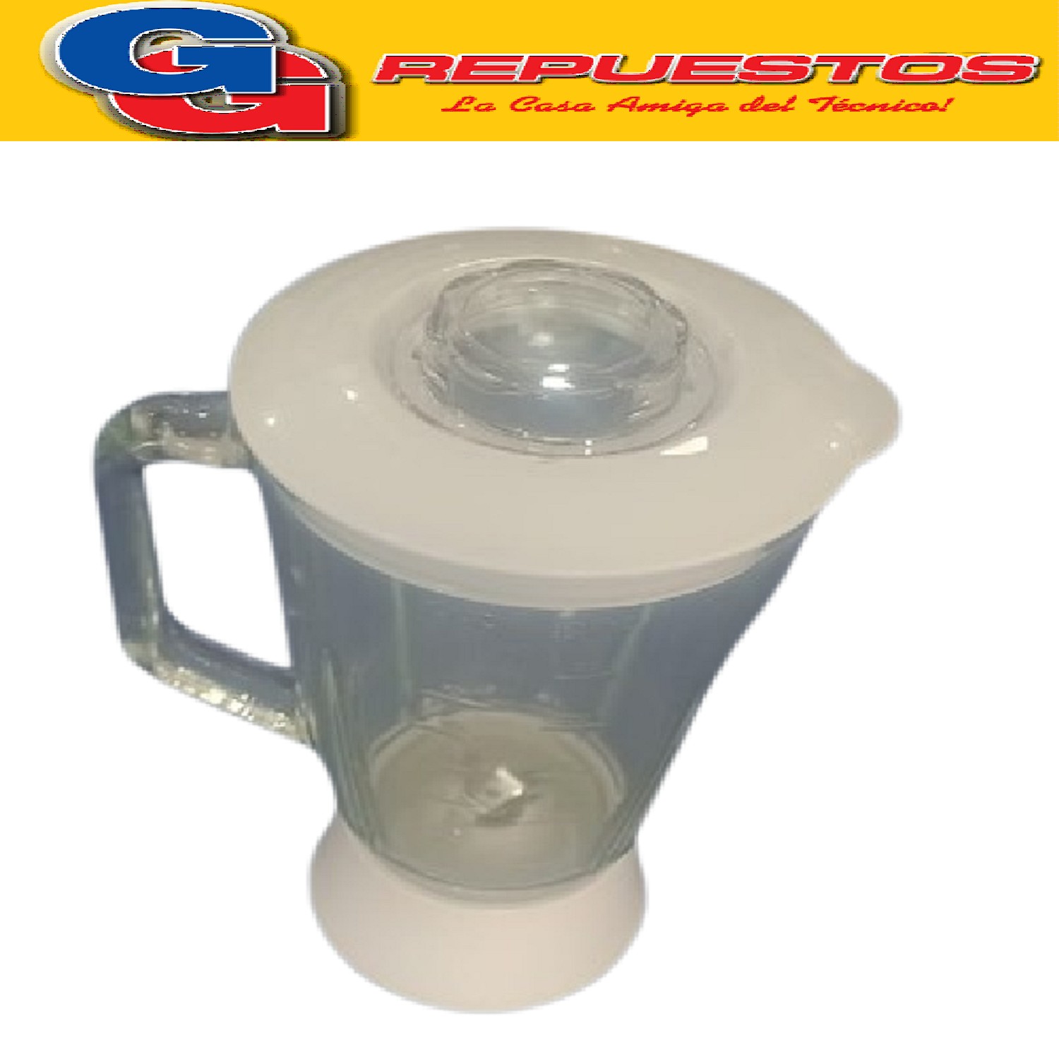 VASO LICUADORA TOP HOUSE LVTH  VIDRIO C/TAPA C/CUCHILLA/LICU ADORAS/VASOS DE ACRILICO Y VIDRIO
