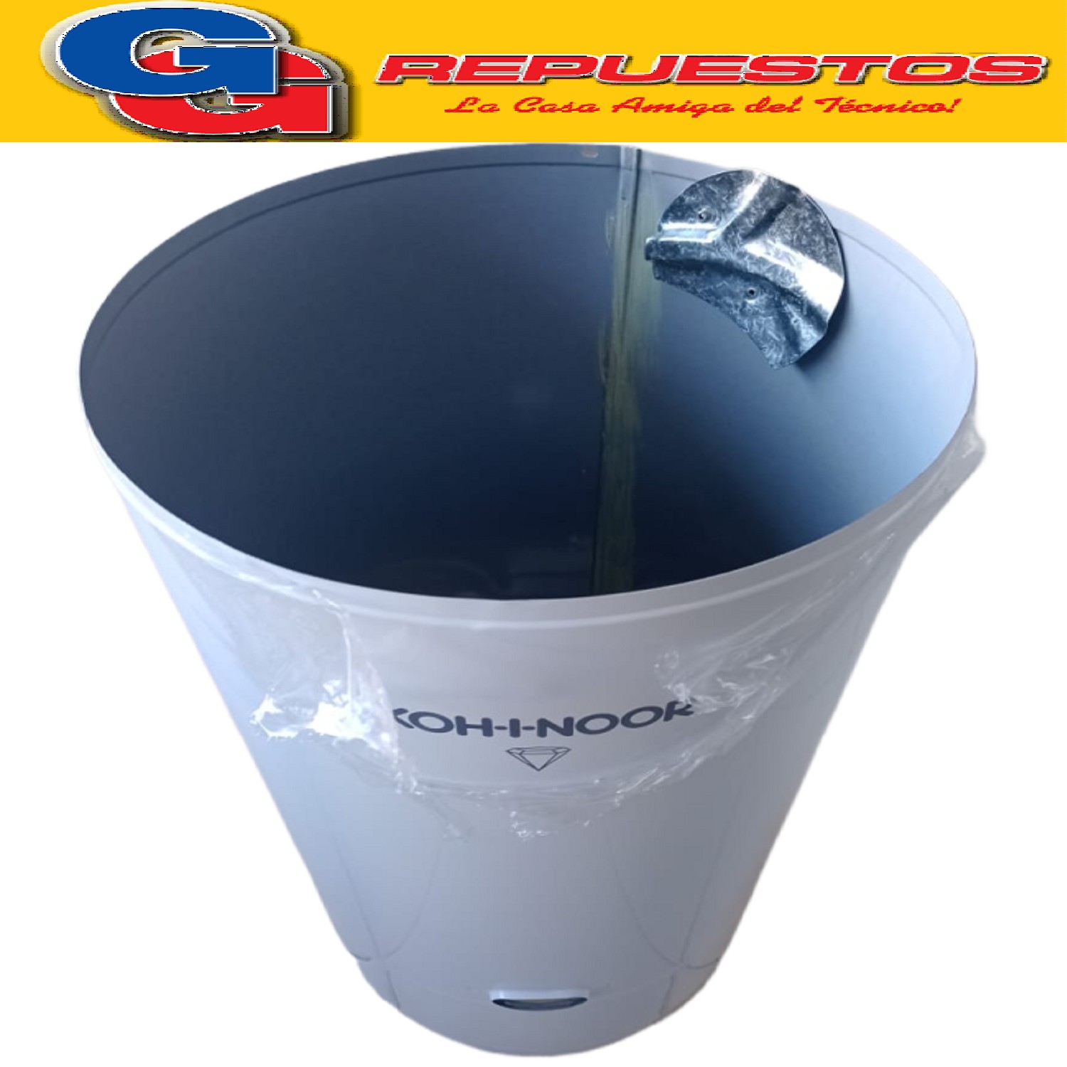 CAMISA GABINETE PARA SECARROPAS KOHINOOR B-662 B-665 BLANCA  ORIGINAL. DIAMETRO 34 CM ALTO 61.5 CM