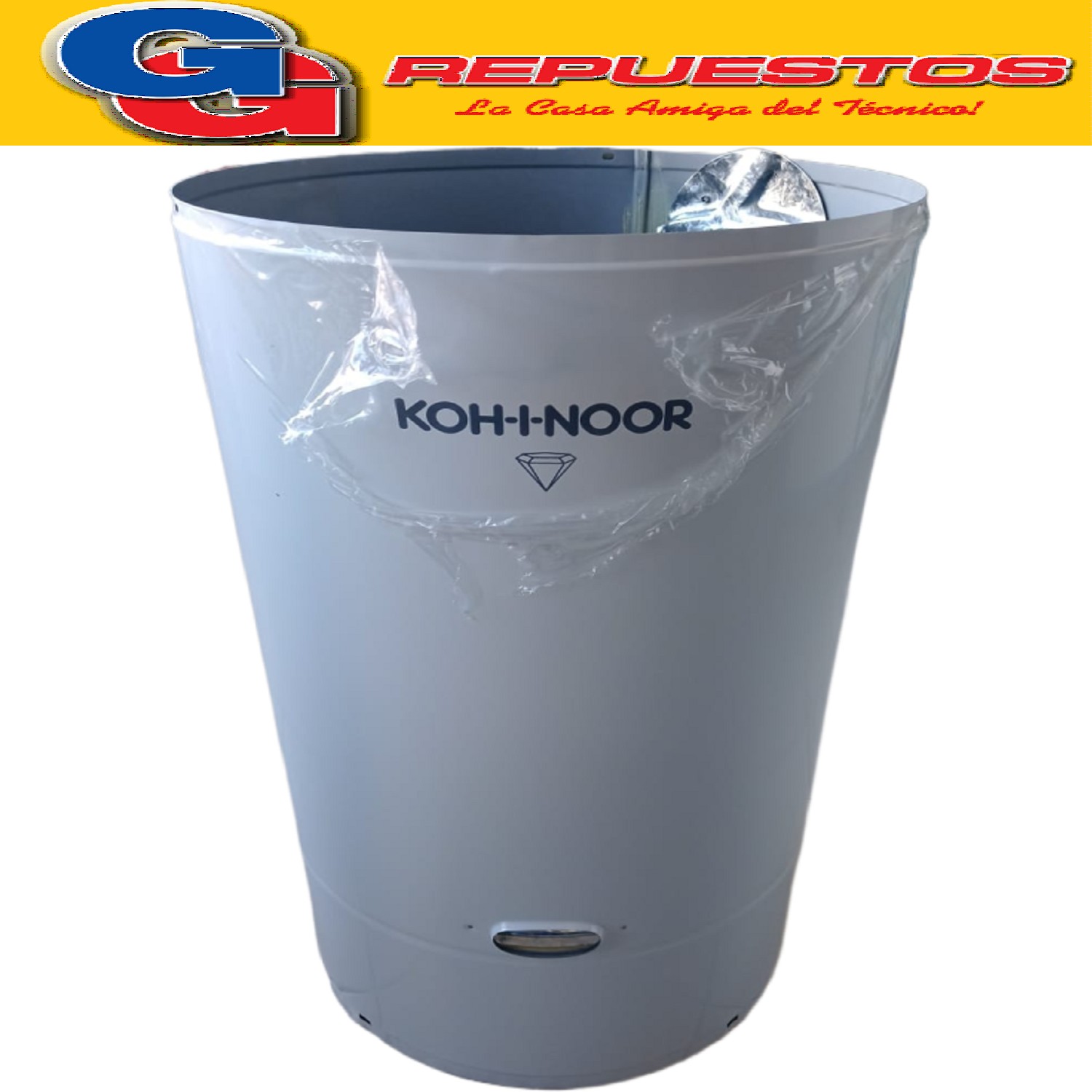 CAMISA GABINETE PARA SECARROPAS KOHINOOR B-662 B-665 BLANCA  ORIGINAL. DIAMETRO 34 CM ALTO 61.5 CM