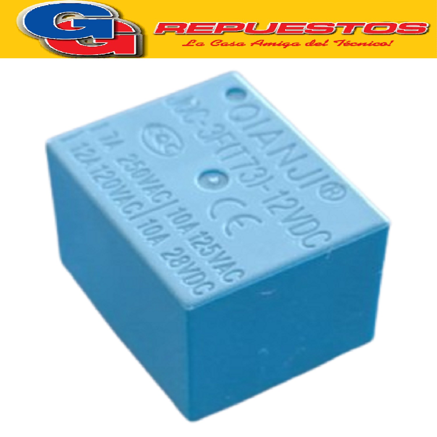 RELAY 12V 7A - 240V - 1 INV (HRS4H) RELE