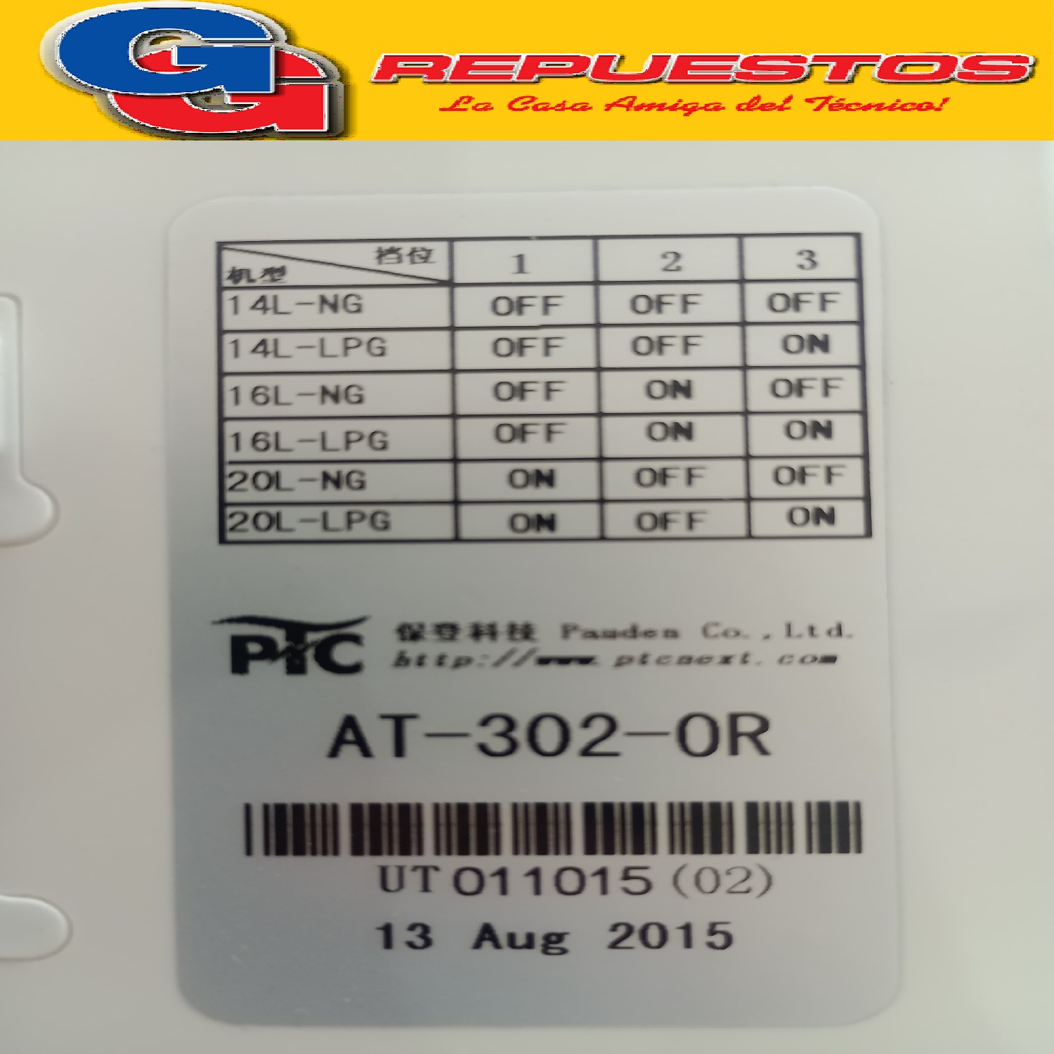 CONJUNTO ELECTRONICO DISPLAY CON CABLES KTO CALEFON ORBIS