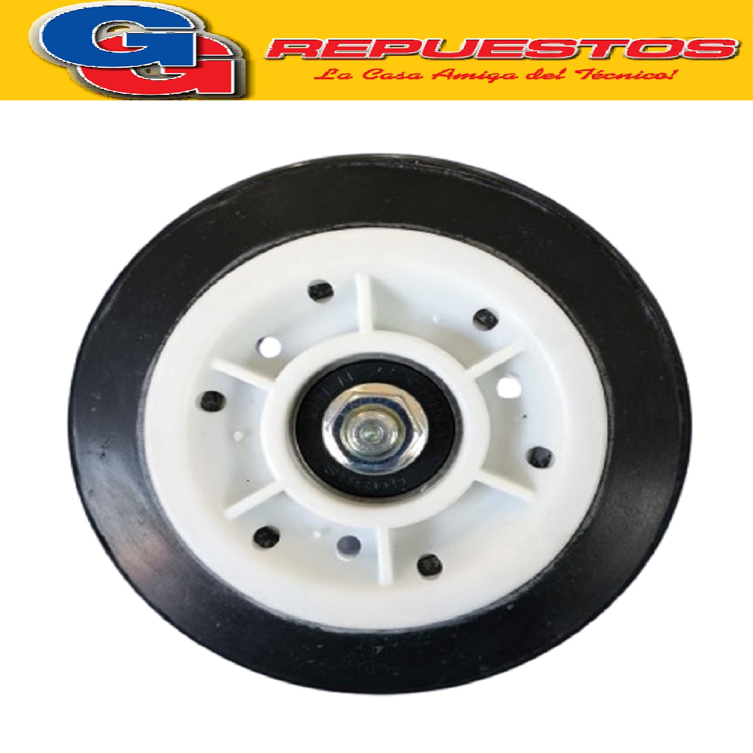 RUEDA SOPORTE TAMBOR SECARROPAS PARA PHILCO DRPH70-PHSC082 B /BDH-PHSC071B/BDH-DRPH60-GAFA ADV
y OTROS (RUEDA CON RULEMAN 608 73mm DIAMETRO ORIGINAL)
COMPATIBLE CON SECADORA ATMA SCF5810B
(EL SECARROPAS LLEVA DOS)