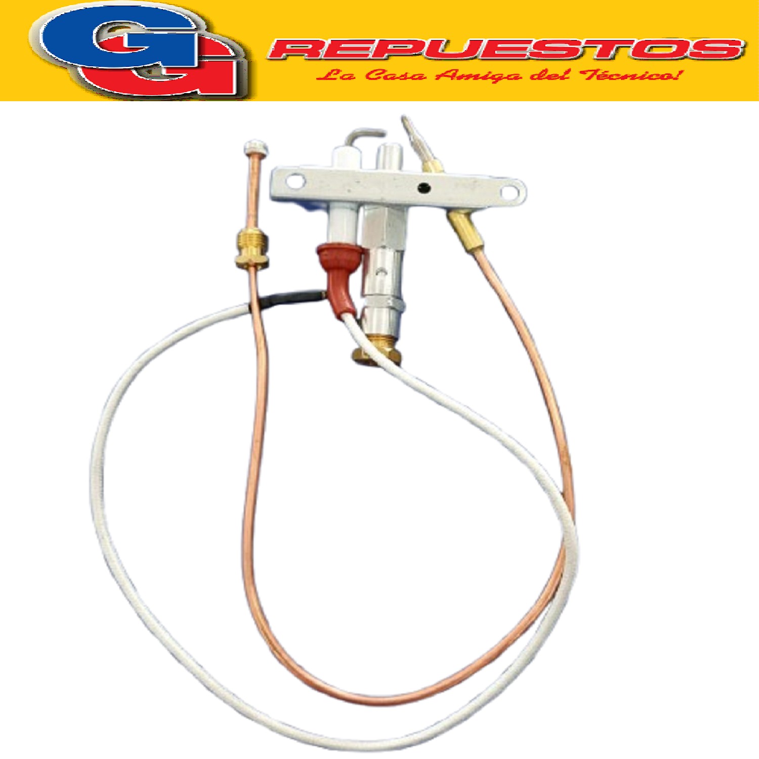 CABEZAL PILOTO BIGAS ECOTERMO LONGVIE CON TERMOCUPLA 400MM   9X1 CON BUJIA Y CABLE GAS NATURAL