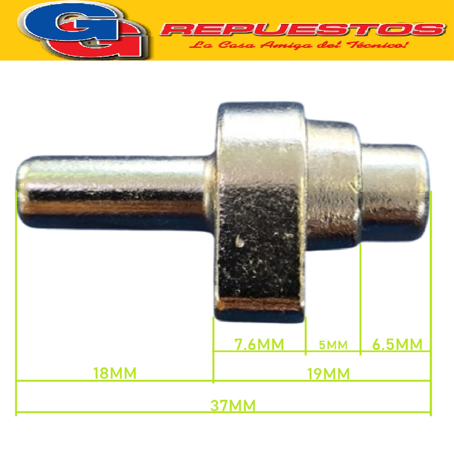 PERNO DE BISAGRA HELADERA COMPATIBLE CON WHIRLPOOL Y VARIOS  MODELOS