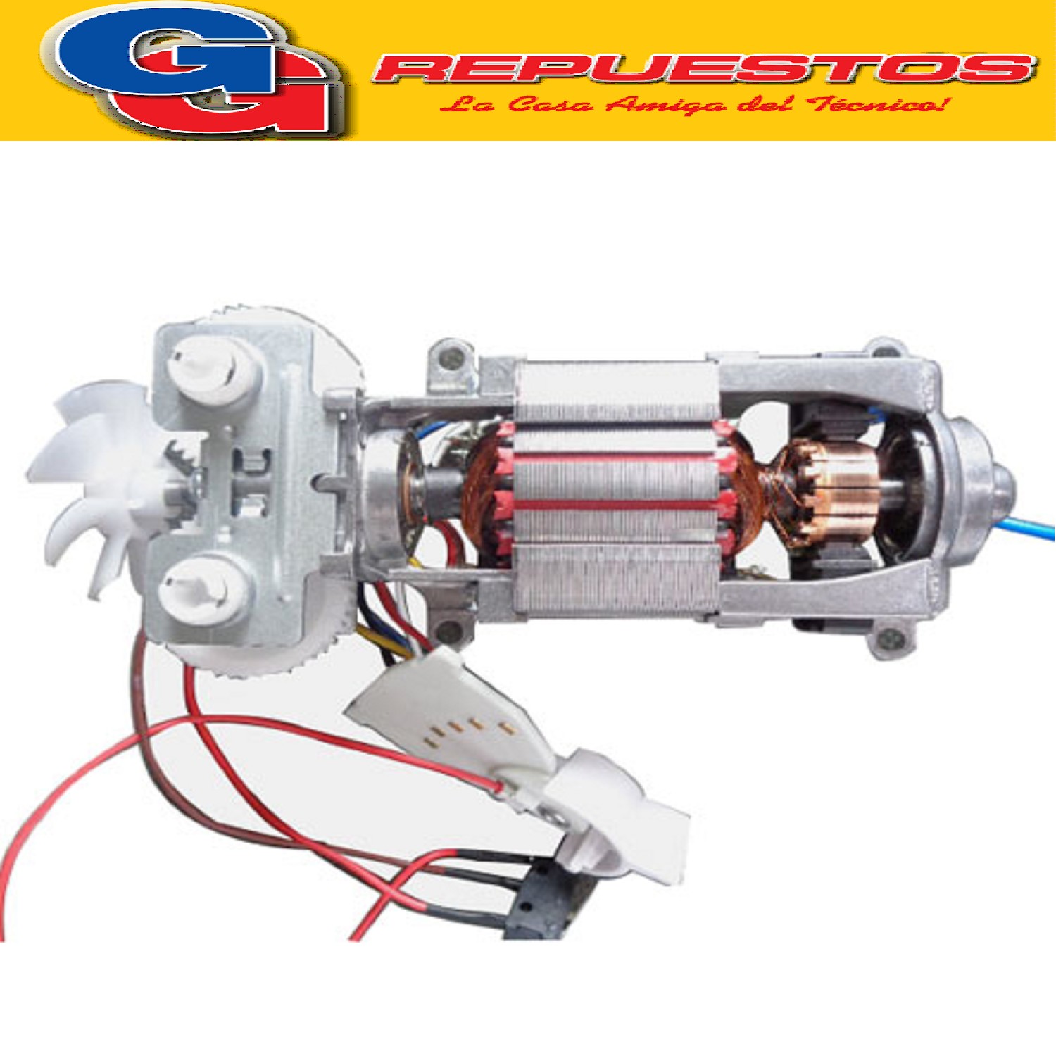 MOTOR 450W BATIDORA LILIANA COMPATIBLE CON LOS MODELOS   AB102 / AB103 MODELO ZAB4701 CON LLAVE Y SWITCH