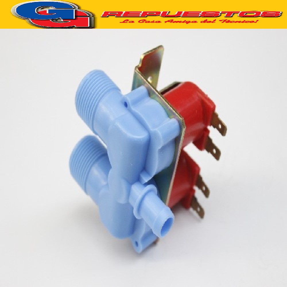 ELECTROVALVULA 1 VIA 2 ENTRADAS PARA LAVARROPAS CONSUL CWR6  00 WHIRLPOOL CWD07/CWD22B/EWD07A/EWD22A IMPORTADA (COD.ORIGEN: 326009375 (WHIRLPOOL ARG.) / INVENSYS VAV6800-03 / CHINA XJD144) CRW600