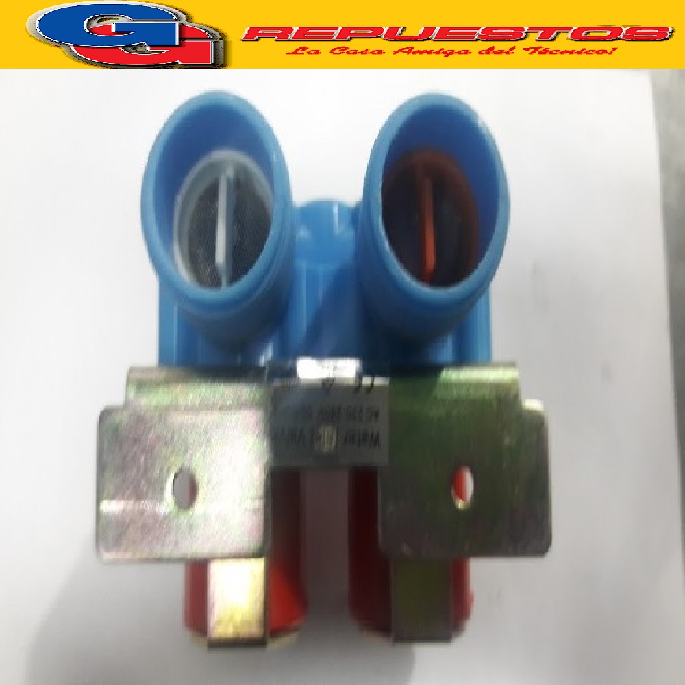 ELECTROVALVULA 1 VIA 2 ENTRADAS PARA LAVARROPAS CONSUL CWR6  00 WHIRLPOOL CWD07/CWD22B/EWD07A/EWD22A IMPORTADA (COD.ORIGEN: 326009375 (WHIRLPOOL ARG.) / INVENSYS VAV6800-03 / CHINA XJD144) CRW600