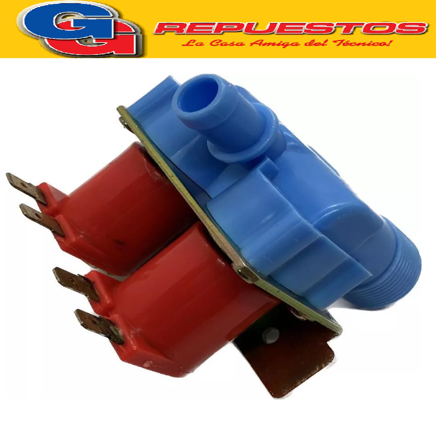 ELECTROVALVULA 1 VIA 2 ENTRADAS PARA LAVARROPAS CONSUL CWR6  00 WHIRLPOOL CWD07/CWD22B/EWD07A/EWD22A IMPORTADA (COD.ORIGEN: 326009375 (WHIRLPOOL ARG.) / INVENSYS VAV6800-03 / CHINA XJD144) CRW600