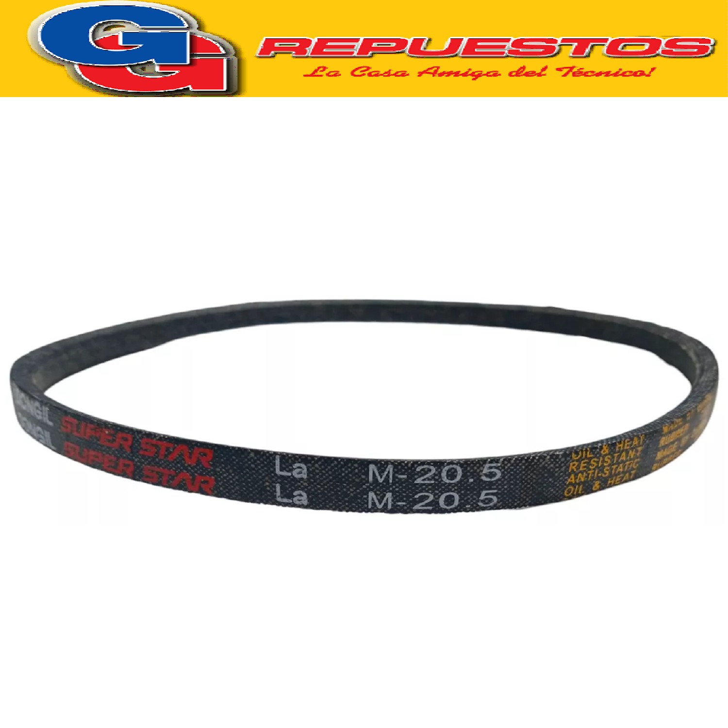 CORREA EN V M-20.5 PARA LAVARROPAS GAFA AQUARIUS 6500 6505   7500 GAFA AQUARIUS GAFA 7500 INOX GAFA 7000
GAFA 6505 GAFA 6100  GAFA 6500 GLAV  7000-7100-6505-6500-7500-6100 ELECTROLUX FUZZY WHASH ELECTROLUX DIGITAL WHAS CORREA 20.5 020.5 M20.5