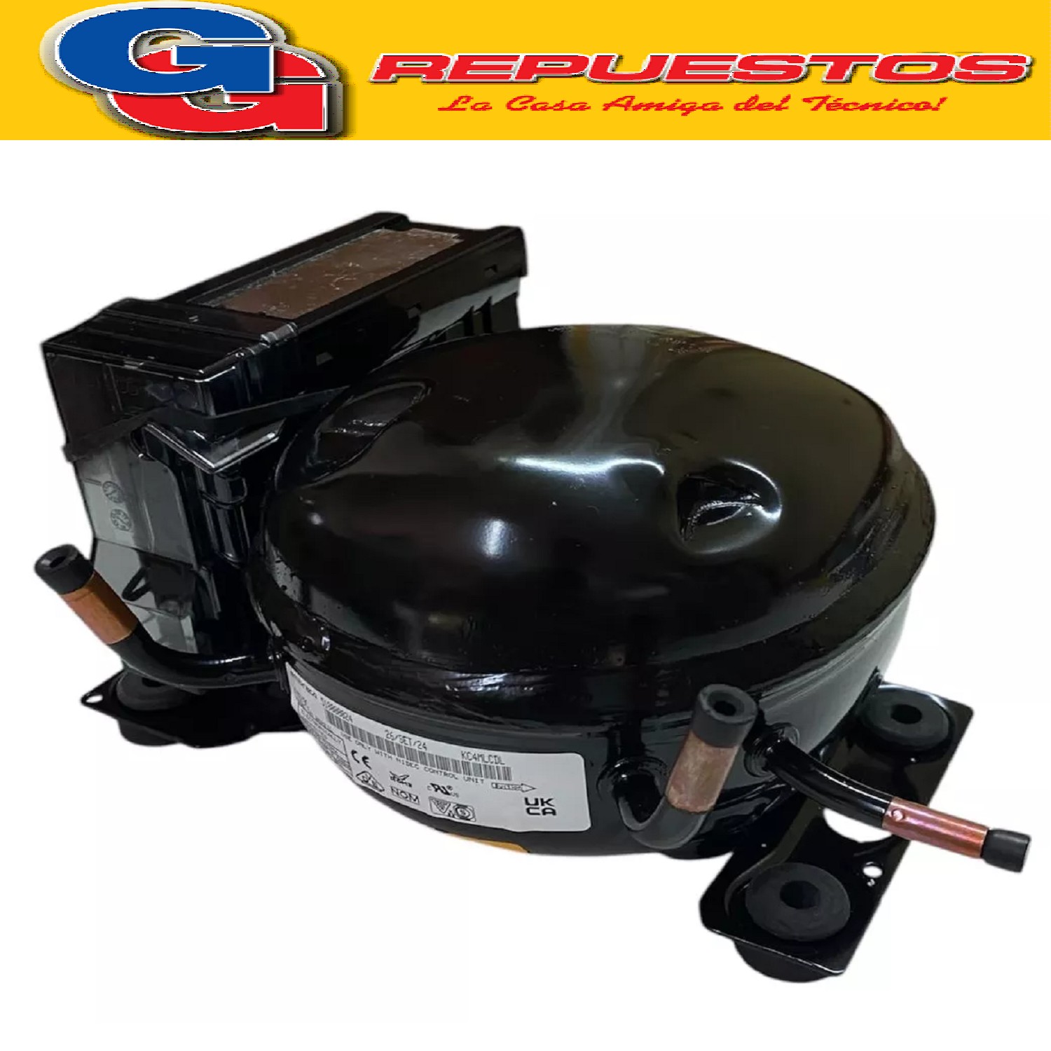 MOTOCOMPRESOR 1/5 HP EMBRACO FMSY9C 220/50-60 TH R600  INVER TER MOTOCOMPRESOR EMBRACO  (DROP - CON) PLAQUETA INVERTER PARA FREEZER ETERNITY FGHI100B-S FGHI200B-M FGHI300B-L