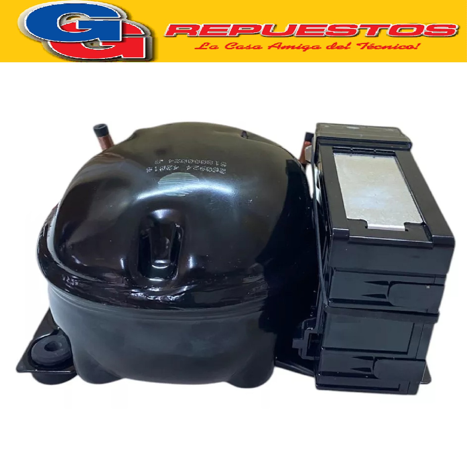 MOTOCOMPRESOR 1/5 HP EMBRACO FMSY9C 220/50-60 TH R600  INVER TER MOTOCOMPRESOR EMBRACO  (DROP - CON) PLAQUETA INVERTER PARA FREEZER ETERNITY FGHI100B-S FGHI200B-M FGHI300B-L