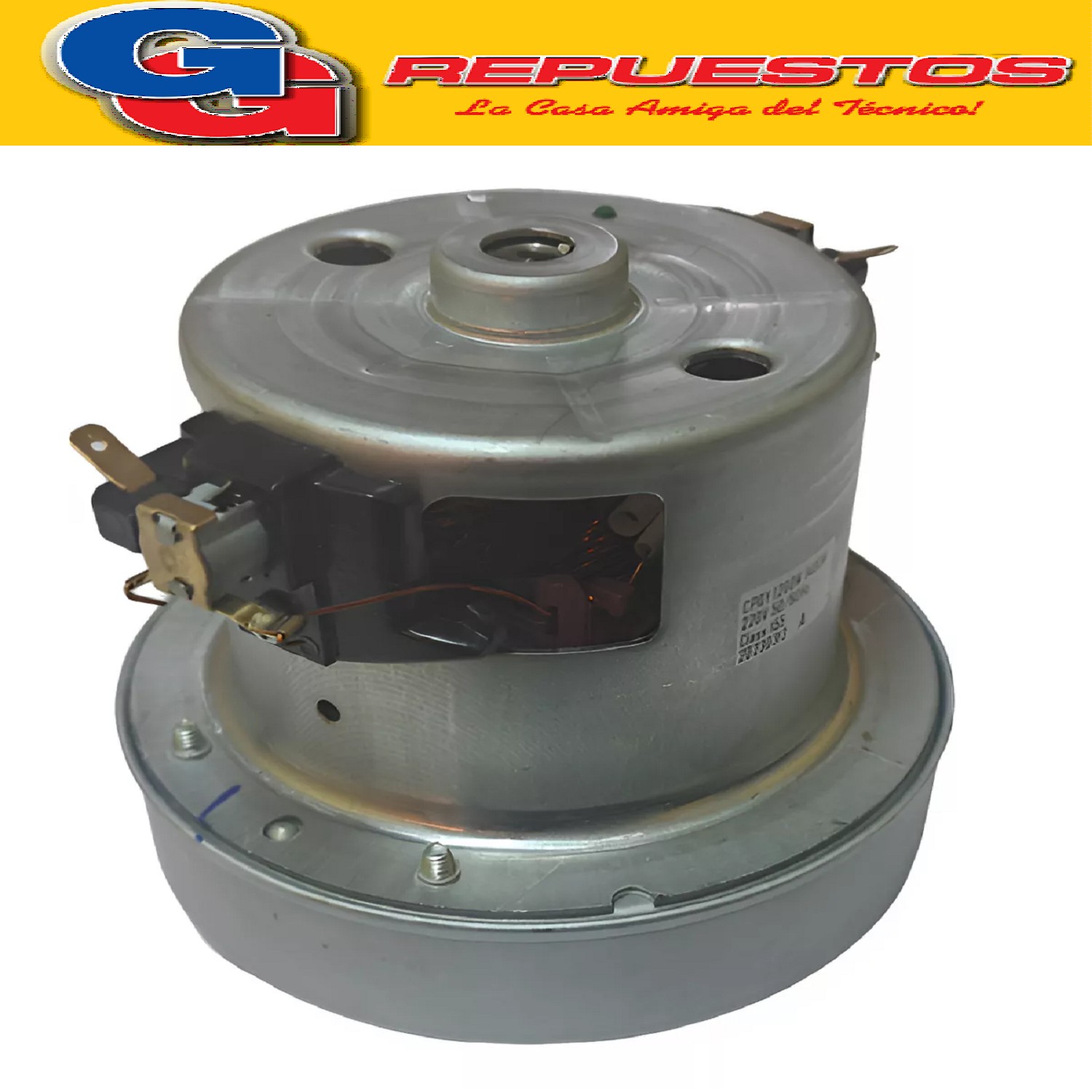 MOTOR ASPIRADORA CHICO ELECTROLUX TRIO-EASY CPQY 1200-1400W  220V 50/60Hz 20230313 1700001784 MOTOR ELECTROLUX MONOFASICO ASS CA 1400W 220V PNC 9009211