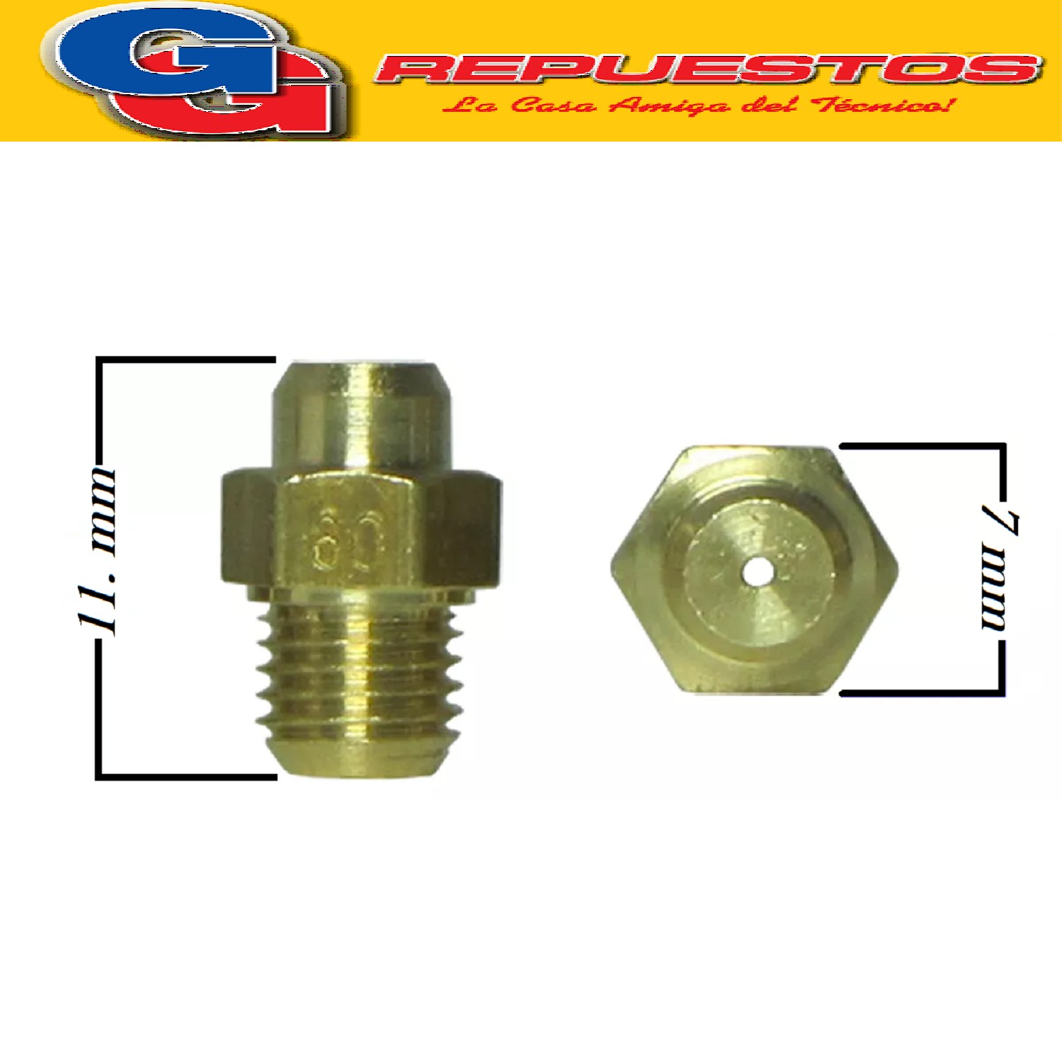 INYECTOR CALEFON ORBIS QUEMADOR MODELO POLID ACTUAL  GAS NAT URAL