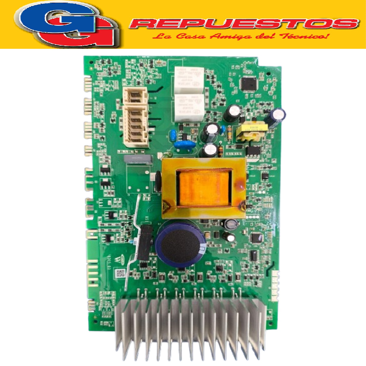 PLAQUETA DE POTENCIA LAVASECARROPAS WHIRLPOOL WNQ70ABDNA-WNQ 80ABDNA / ASDNA INVERTER SEXTO SENTIDO (PLACA PRINCIPAL ORIGINAL)
Cod.Origen:
W11618956 (WHIRLPOOL) CONJ UNIDAD DE CONTROL WNQ70 WNQ80
Produttore: SPECIAL MESSAGE Ind.VAR.SUP: 21501417800
WHIR Var.Sup: