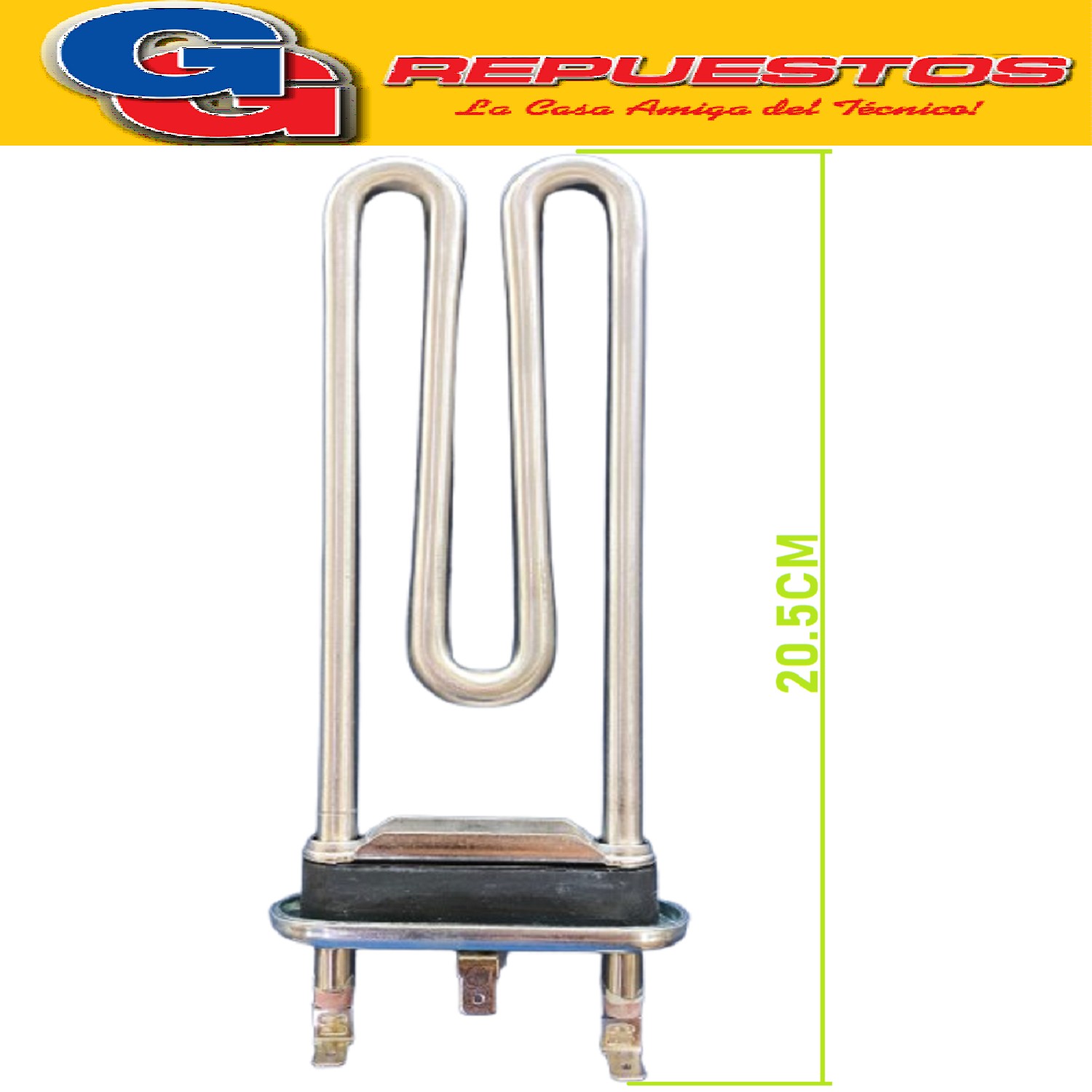 RESISTENCIA DE LAVARROPAS SAMSUNG WF1702WEWU / XBG - WW60 -  WW65M0NHWU/XBG 6Kg (ORIGINAL) 2000W 230V Total length: 208mm Length under flange: 177mm With 2 thermal fuses.
DC47-00006Q (SAMSUNG) HEATING ELEMENT 2000W WASHING MACHINE SAMSUNG
DC47-00006V (SAMSUNG) HEATER SU8E6547-V - SUS 316L 2000W 8.26