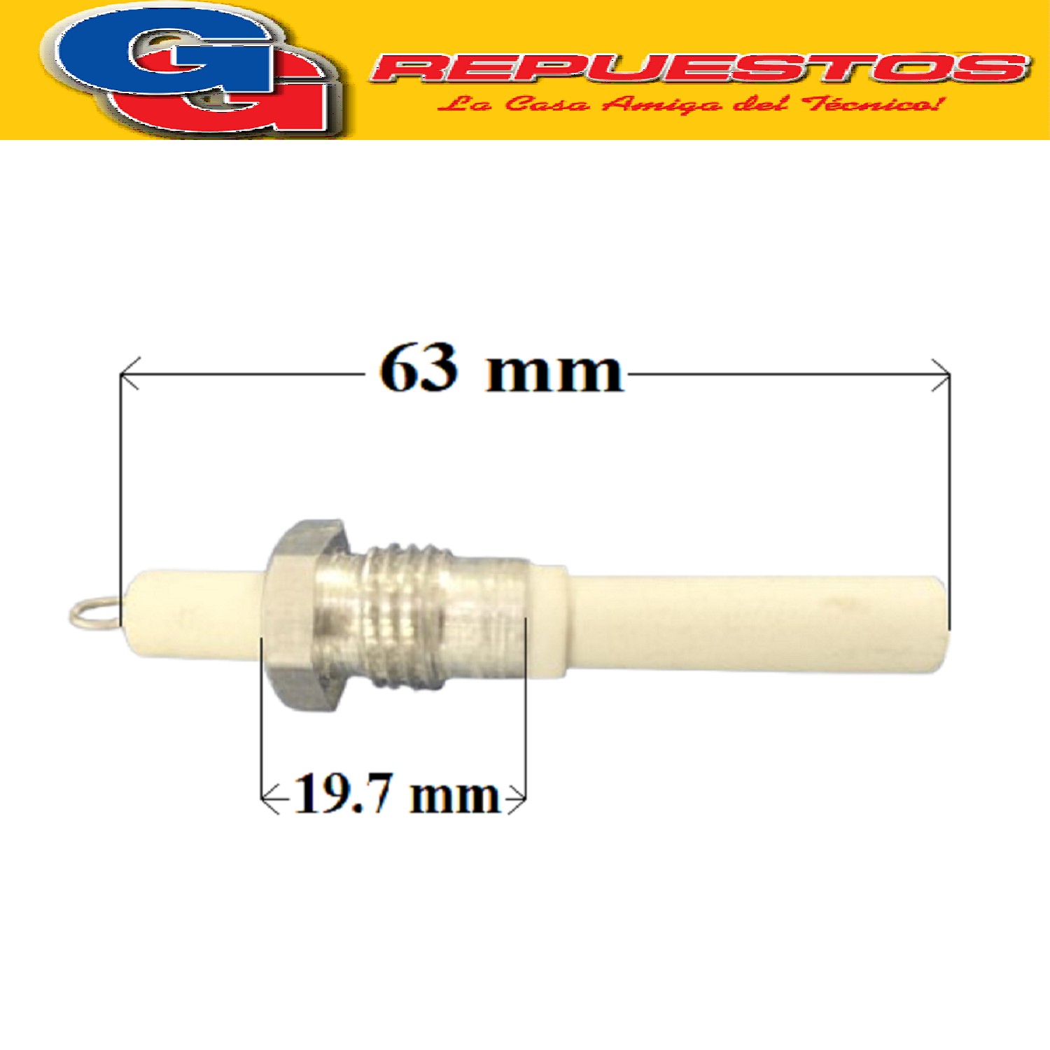 BUJIA CALEFACCION CTZ ANTERIOR CON BUJE E-100