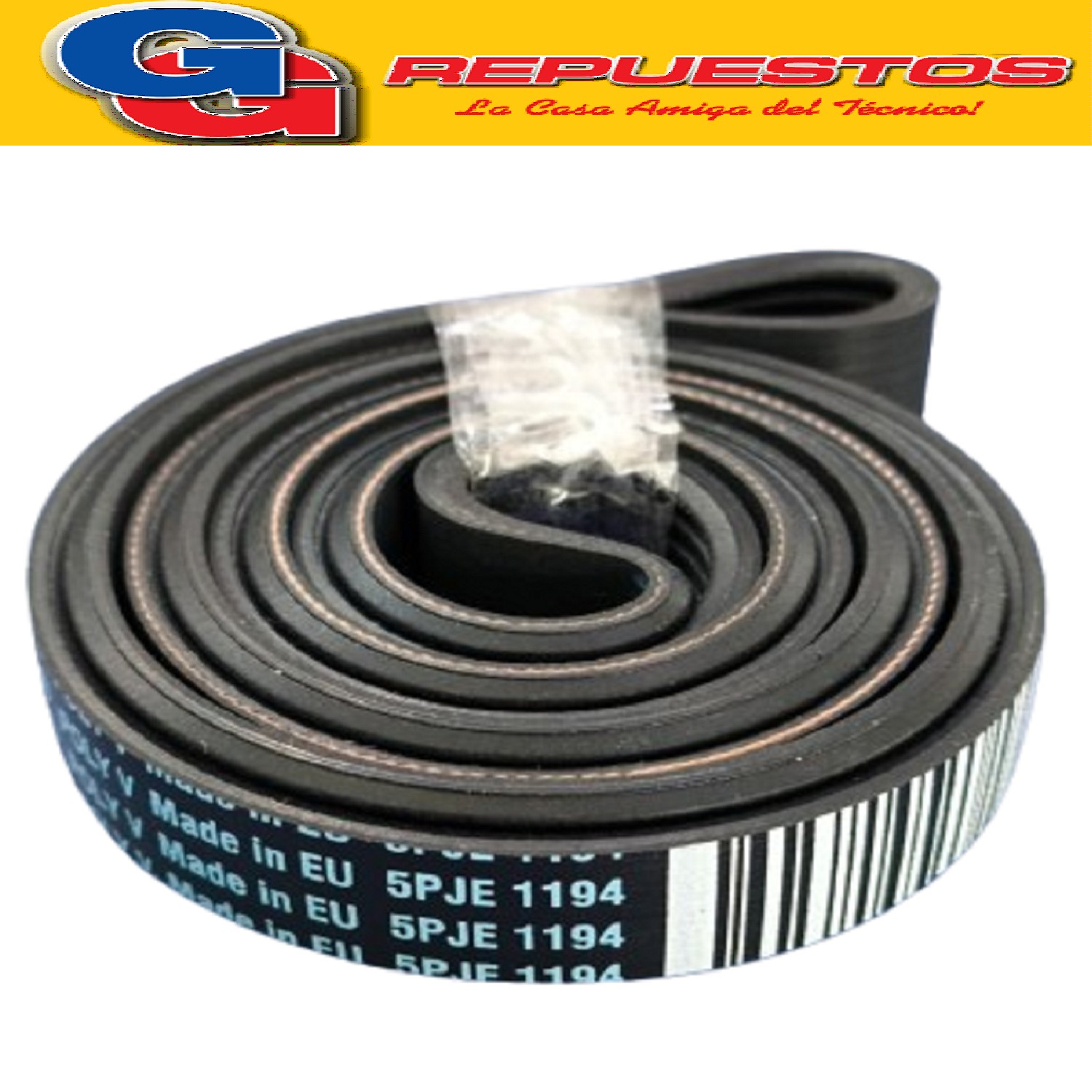 CORREA POLY V EL 5PJ - 1194 HUTCHINSON ELASTICA
AQ7L05UAG - ARM7F125AG/ARCADIA-ARXXF125FR/ARWMF520PUK.RA-WMF540PUK.RA-WMF720GUK.RA/PUK