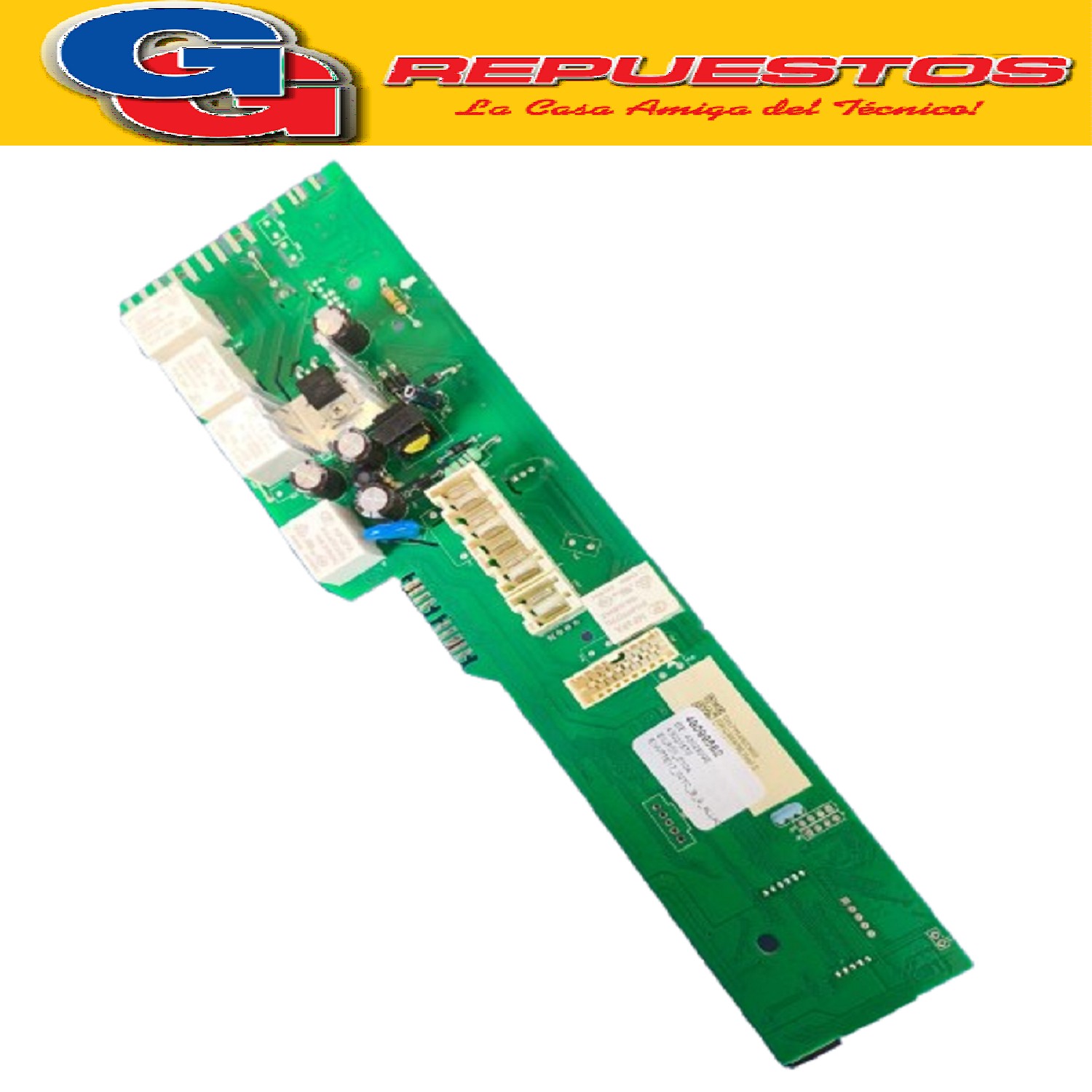 PLAQUETA ELECTRONICA CANDY VITA SMART CVST610T 2da SERIE N°  1000RPM CARGA SUPERIOR (UNIPLACA ORIGINAL) PLAQUETA