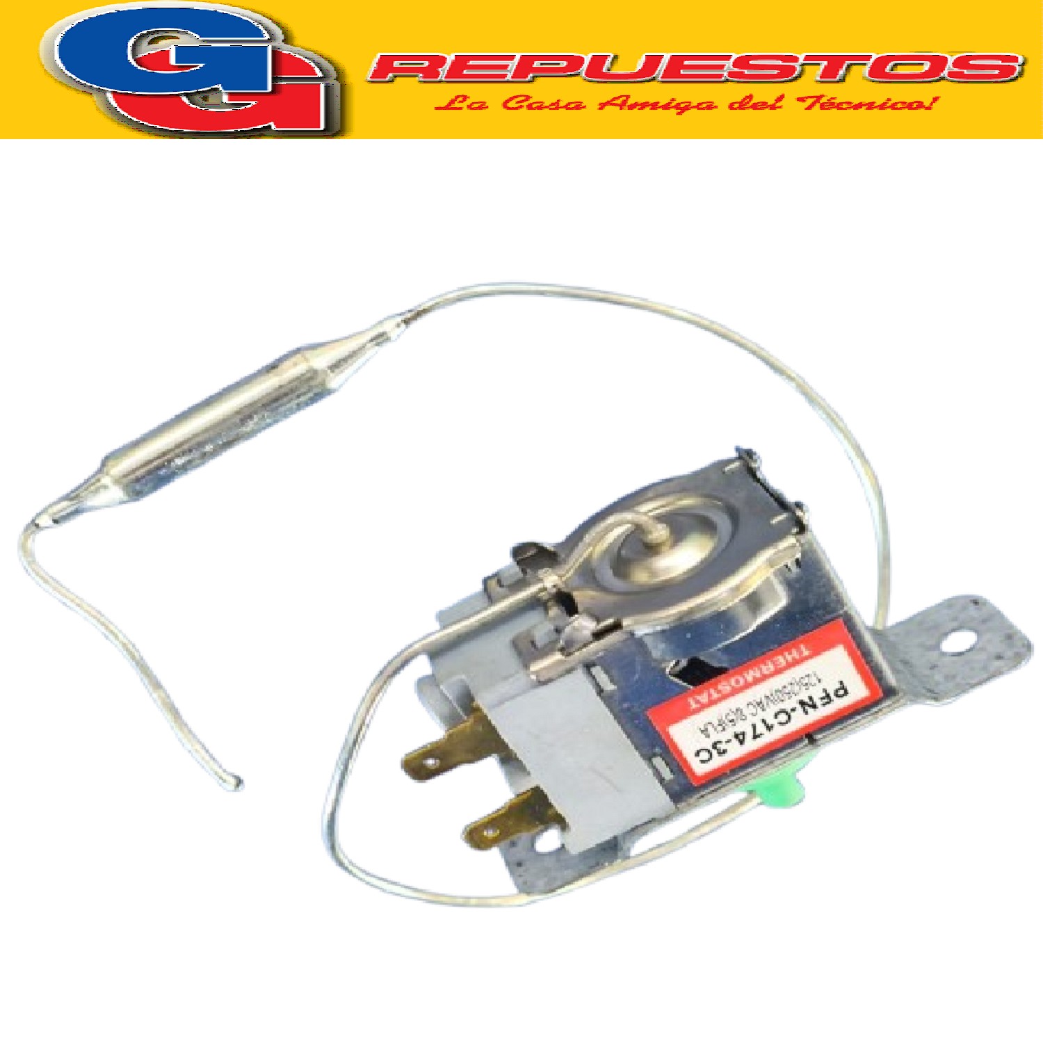 TERMOSTATO AUTOMATICO HELADERA NO FROST SAMSUNG NF PNF-C174- 3C 250V PFN-174S-03E 2 CONTACTOS PFNC174S03E
SAMSUNG TERMOSTATO SAMSUNG NF PFNC174S3C
