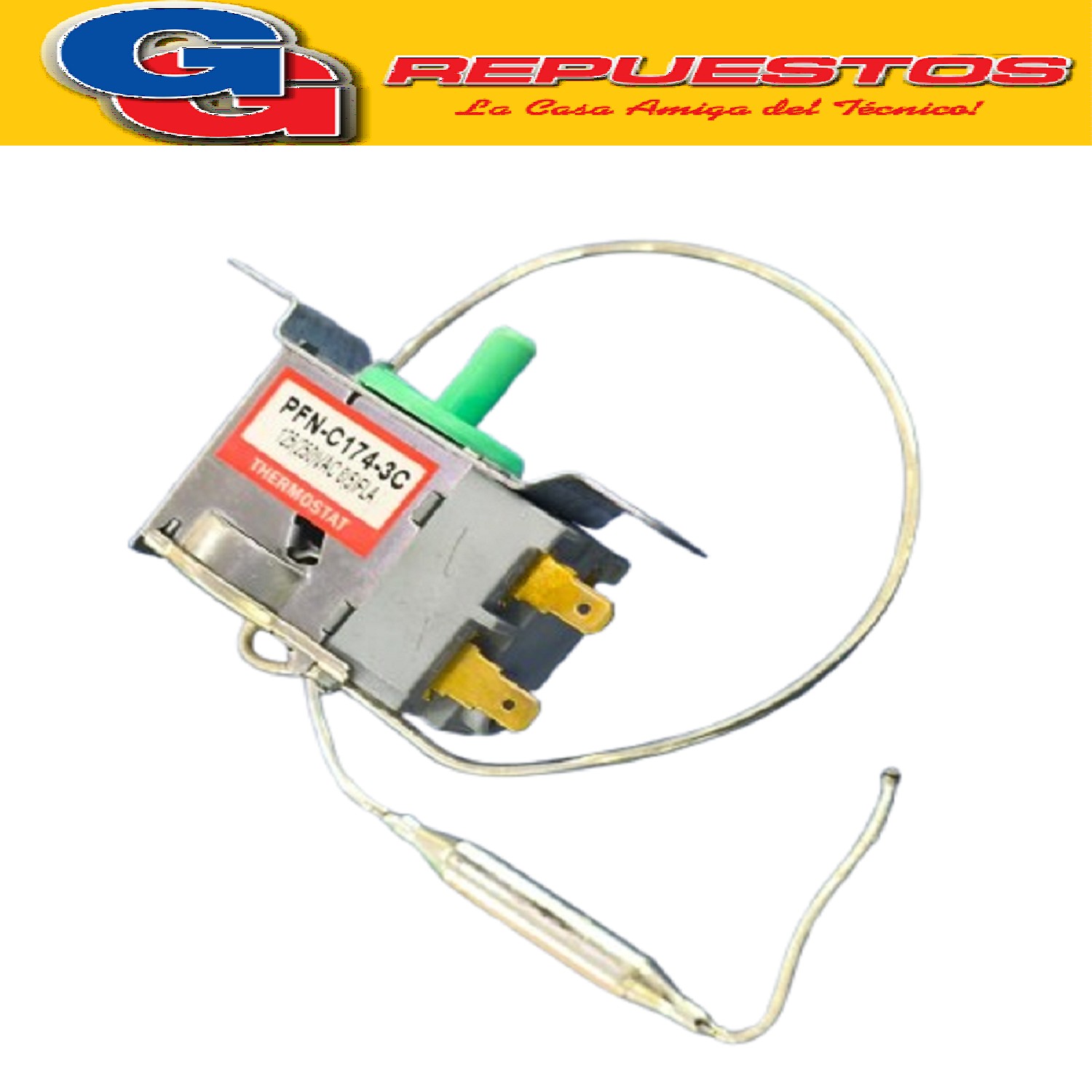 TERMOSTATO AUTOMATICO HELADERA NO FROST SAMSUNG NF PNF-C174- 3C 250V PFN-174S-03E 2 CONTACTOS PFNC174S03E
SAMSUNG TERMOSTATO SAMSUNG NF PFNC174S3C