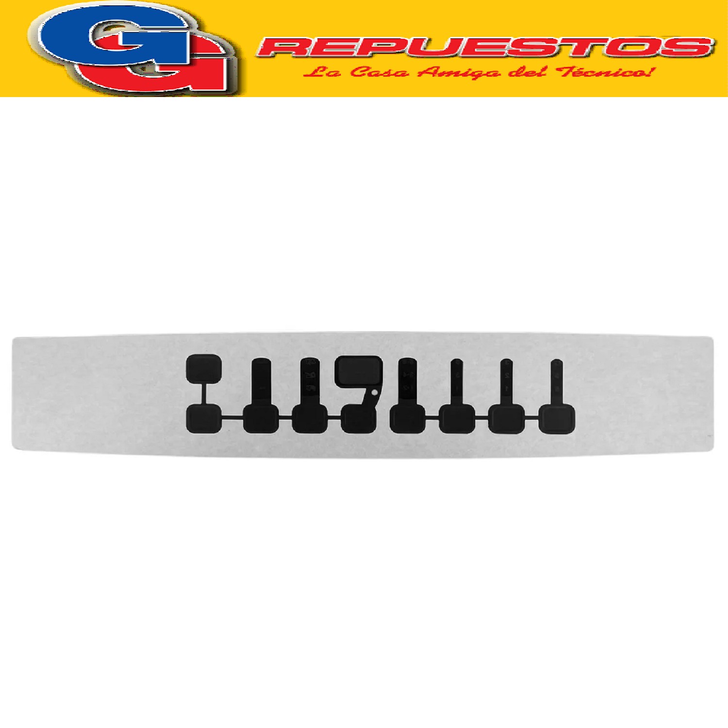 SERIGRAFIA PARA LAVARROPAS CARGA SUPERIOR PHILCO PH07  SERIG RAFIA MEMBRANA PRA PANEL PHILCO PH07 QUALITY LINE. LARGO 42,5 APROXIMADAMENTE