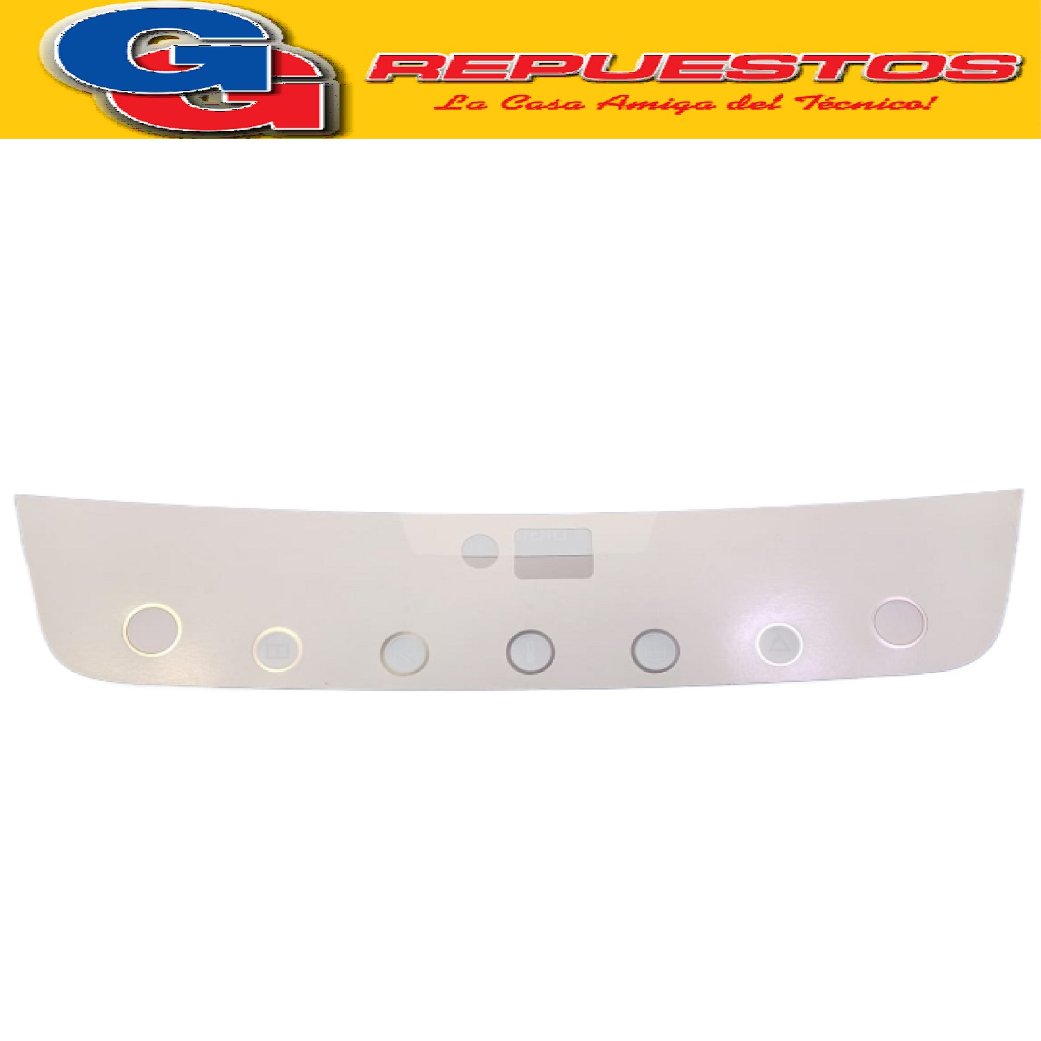 SERIGRAFIA PARA LAVARROPAS GAFA DIGIFIT 6.5KG CARGA SUPERIOR MENBRANA PARA PANEL GAFA SERIGRAFIA SIN DISPLAY NUEVA QUALITY LINE