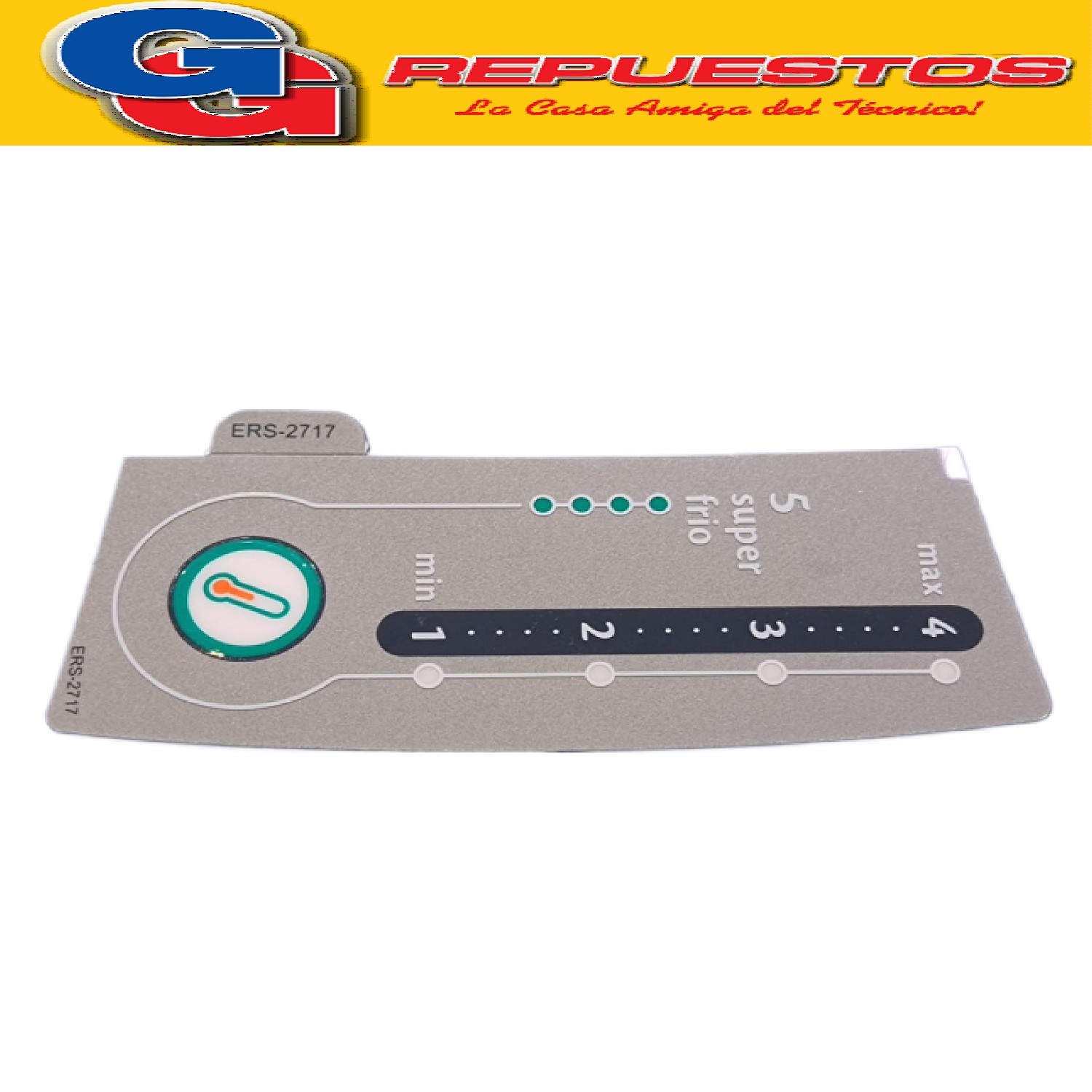 SERIGRAFIA PARA HELADERA ESLABON DE LUJO CRD36  ERS-2717 SER IGRAFIA EMICOL PARA CONTROLADOR DE FRIOS CRD36/37/45/46/48/49 CRM33/34/37 HELADERA CONSUL WHIRLPOOL