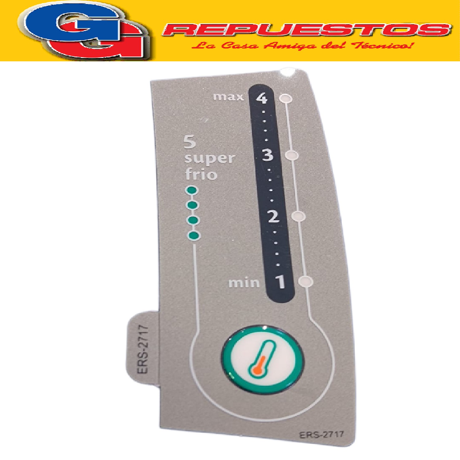 SERIGRAFIA PARA HELADERA ESLABON DE LUJO CRD36  ERS-2717 SER IGRAFIA EMICOL PARA CONTROLADOR DE FRIOS CRD36/37/45/46/48/49 CRM33/34/37 HELADERA CONSUL WHIRLPOOL