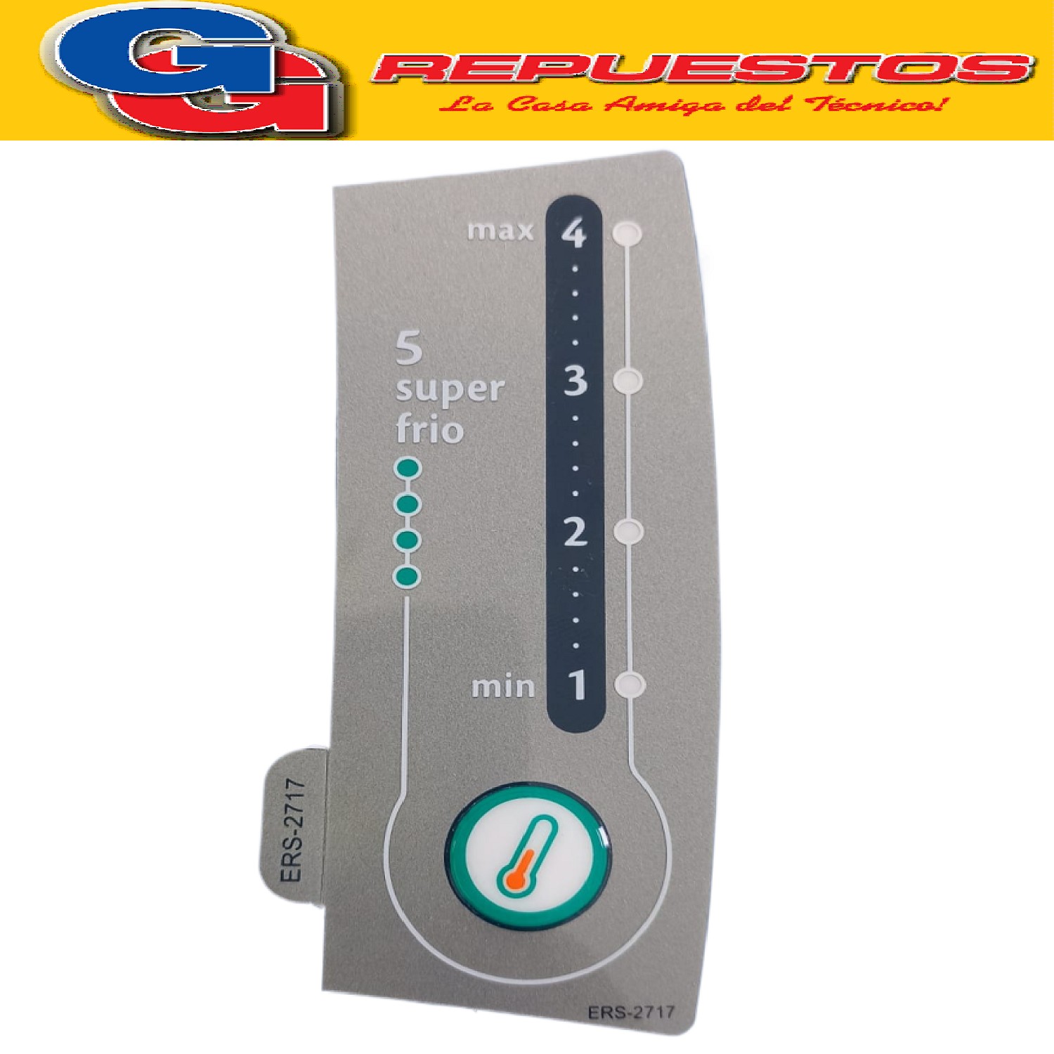 SERIGRAFIA PARA HELADERA ESLABON DE LUJO CRD36  ERS-2717 SER IGRAFIA EMICOL PARA CONTROLADOR DE FRIOS CRD36/37/45/46/48/49 CRM33/34/37 HELADERA CONSUL WHIRLPOOL
